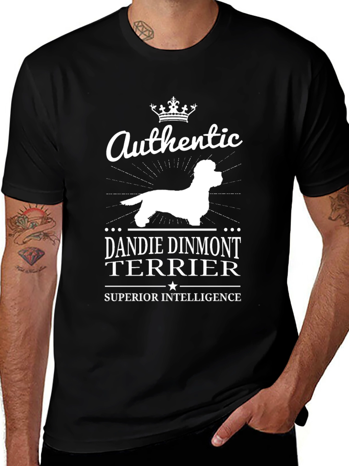 Dandie Dinmont Terrier T-Shirt - Superior Intelligence