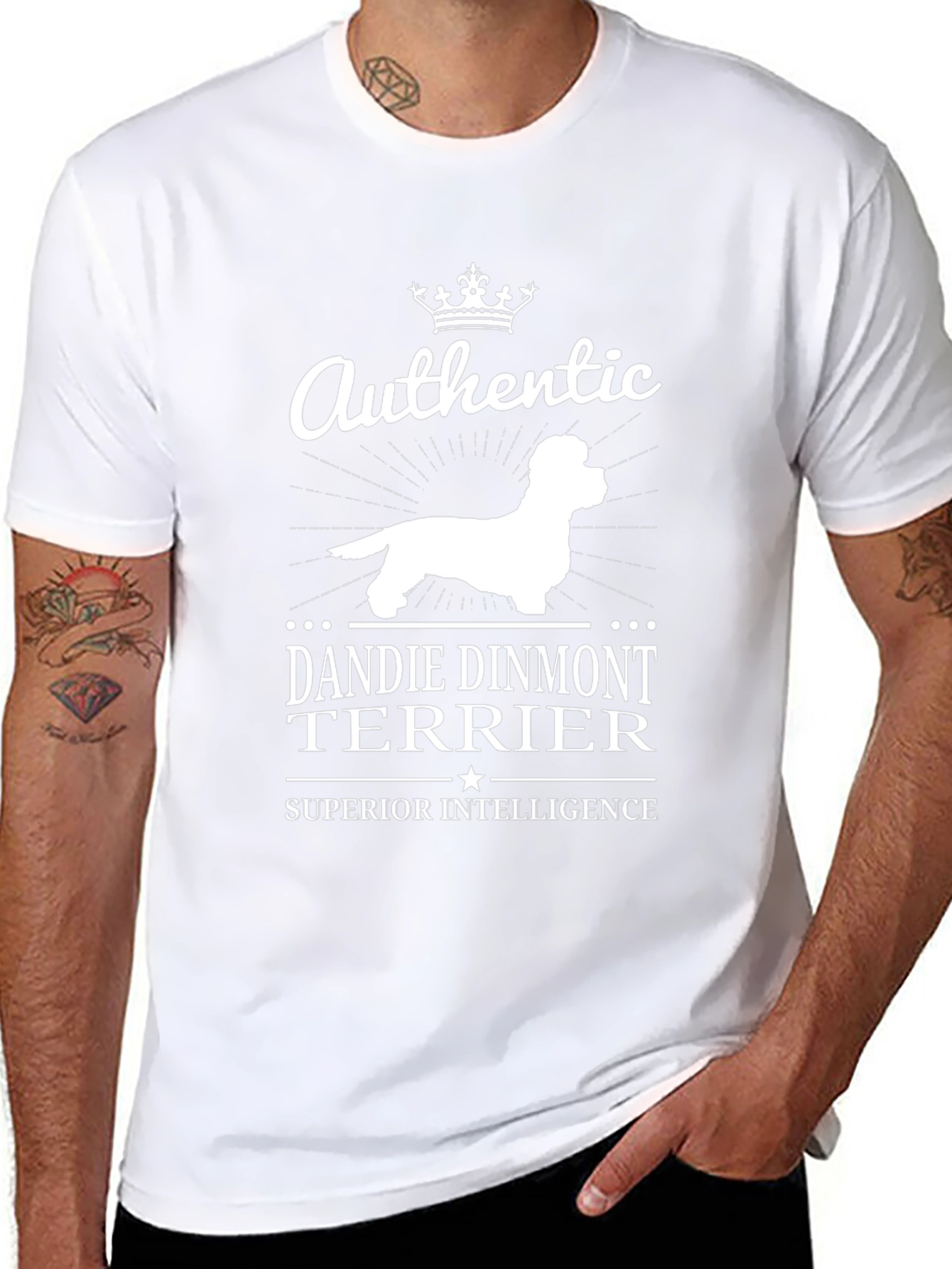 Dandie Dinmont Terrier T-Shirt - Superior Intelligence