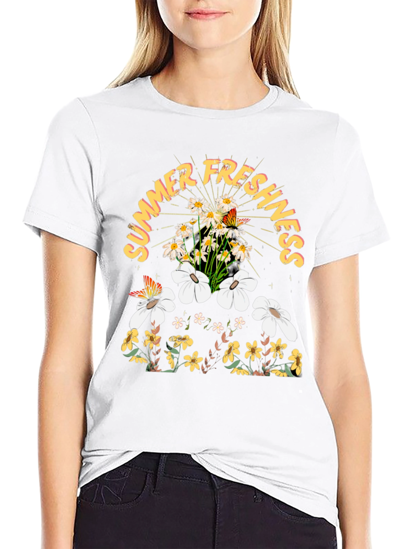Summer Freshness Graphic T-Shirt