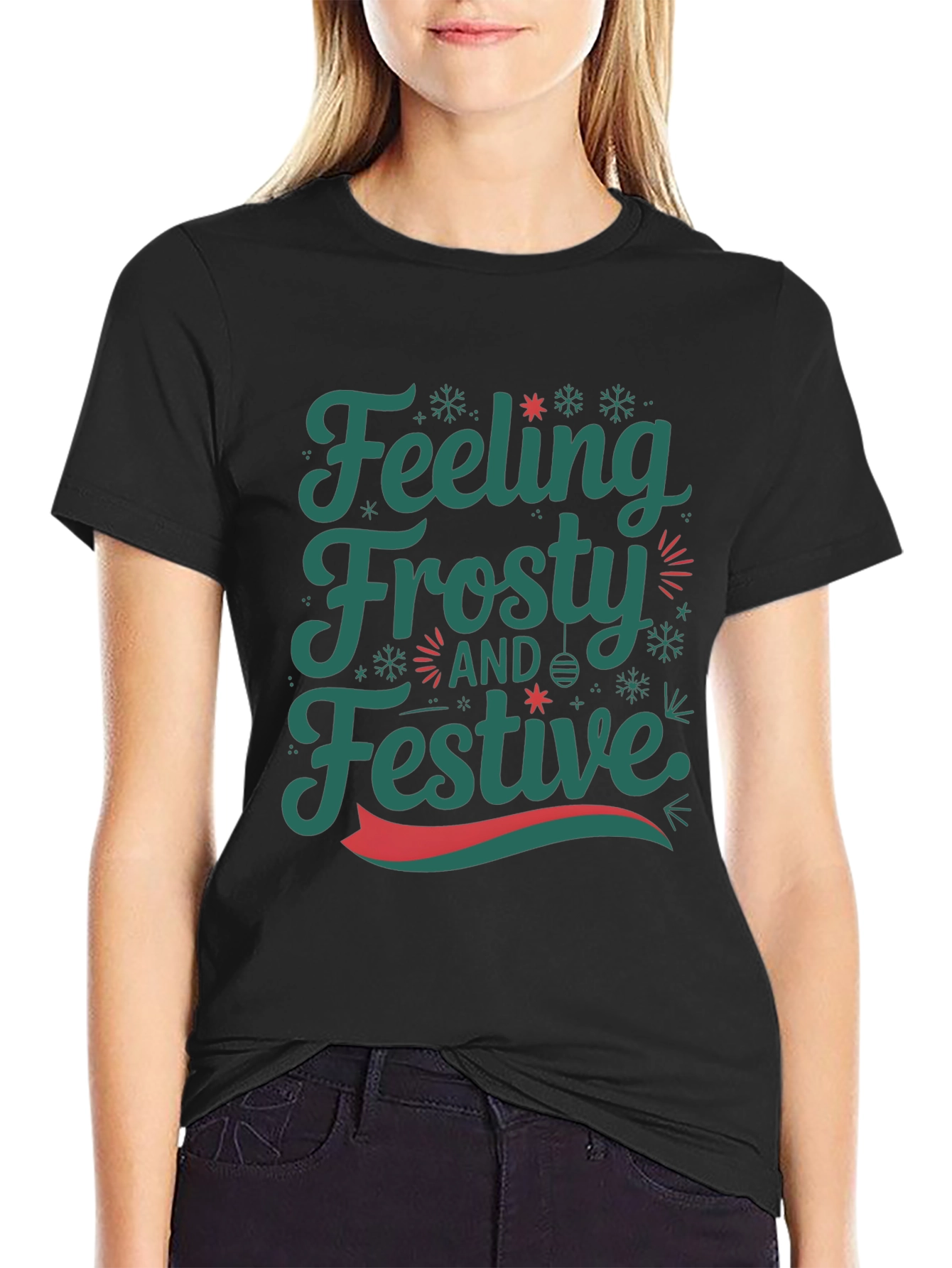 Feeling Frosty Festive Christmas T-Shirt