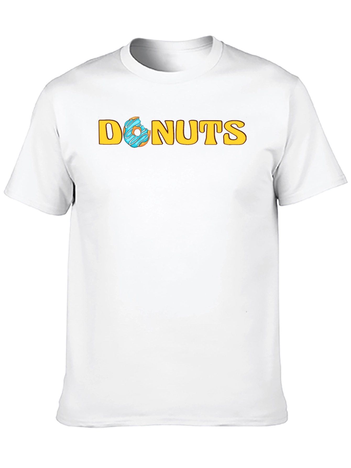 Donuts Graphic Tee -  Trendy Black T-Shirt
