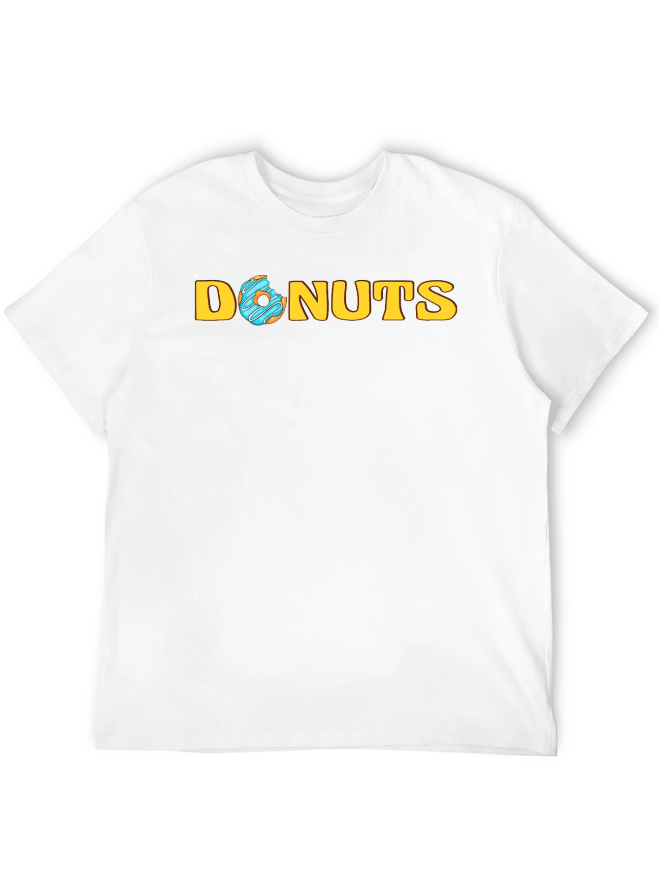 Donuts Graphic Tee -  Trendy Black T-Shirt