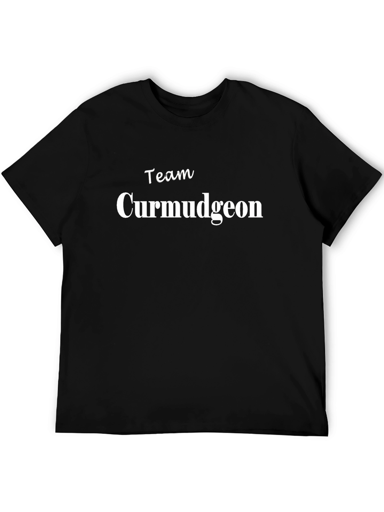 Team Curmudgeon Black T-Shirt