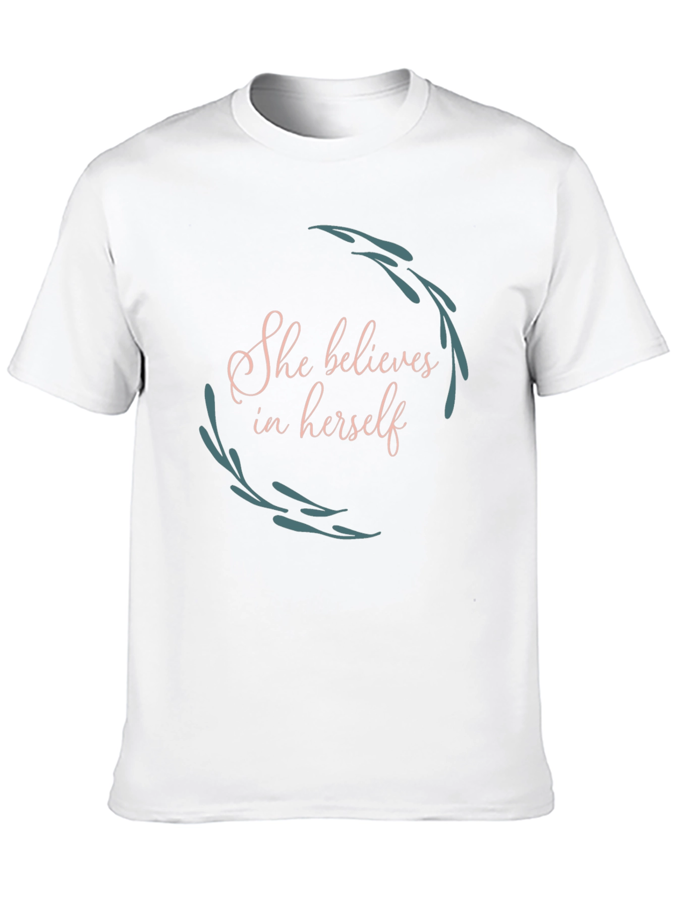 Empowering She Believes Black T-Shirt