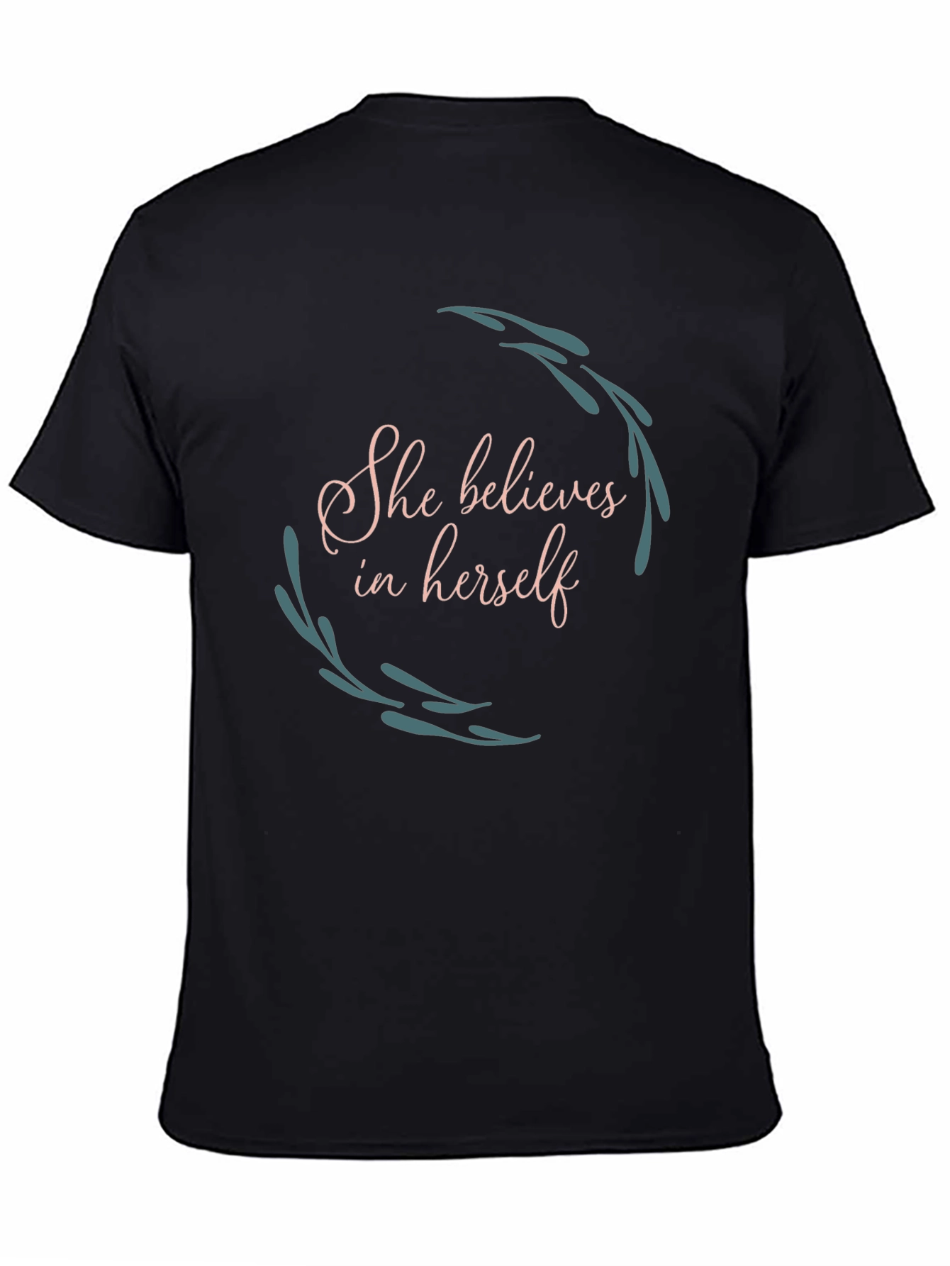 Empowering She Believes Black T-Shirt