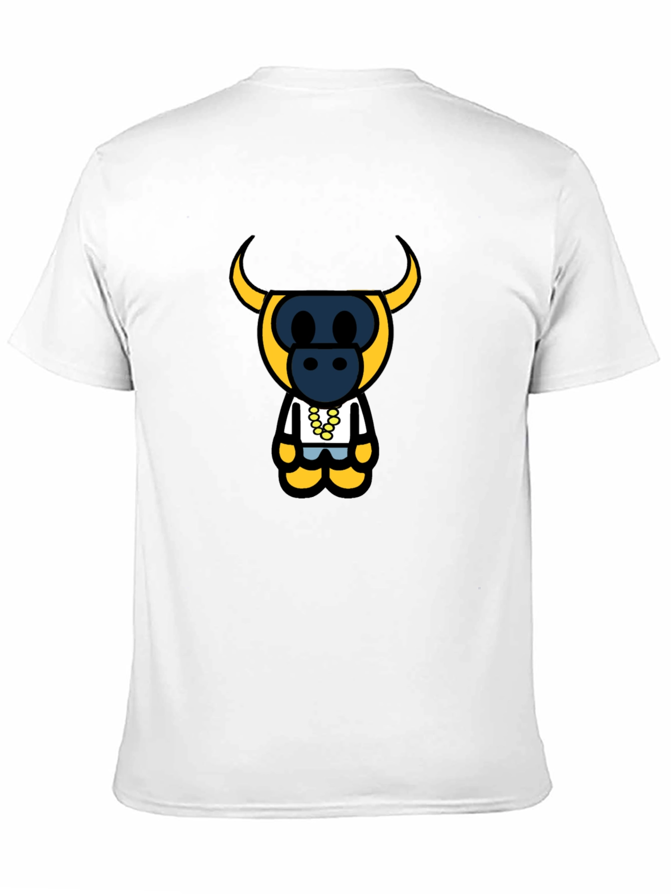 Bull Character Black T-Shirt