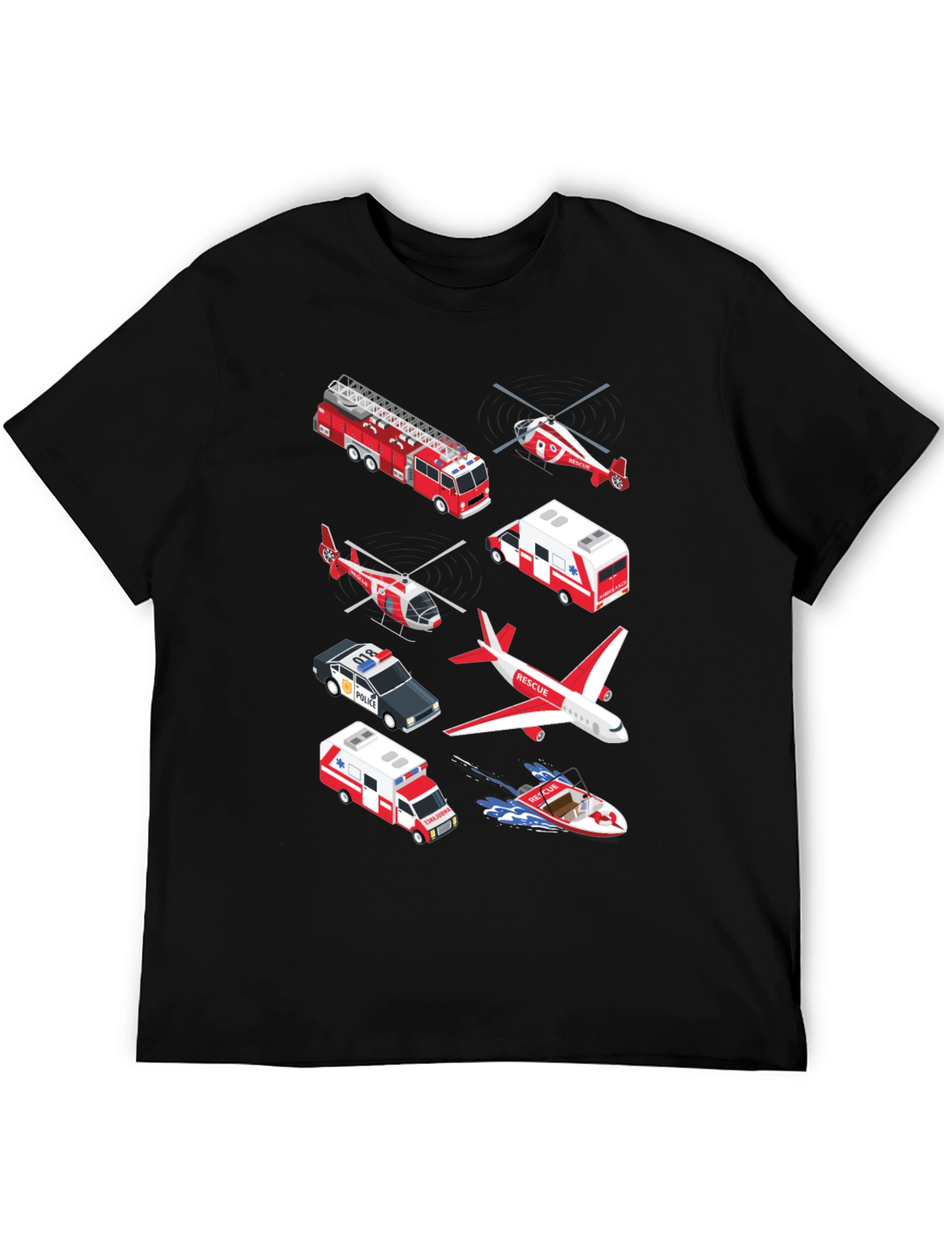 Rescue Vehicle Graphic T-Shirt