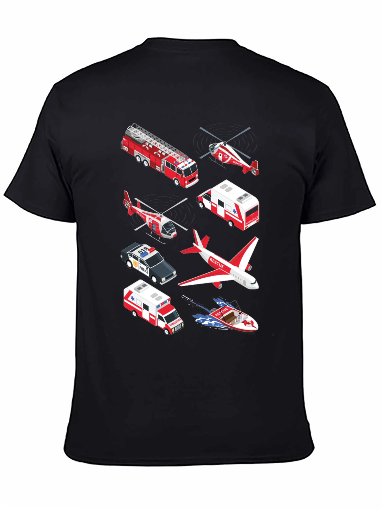 Rescue Vehicle Graphic T-Shirt