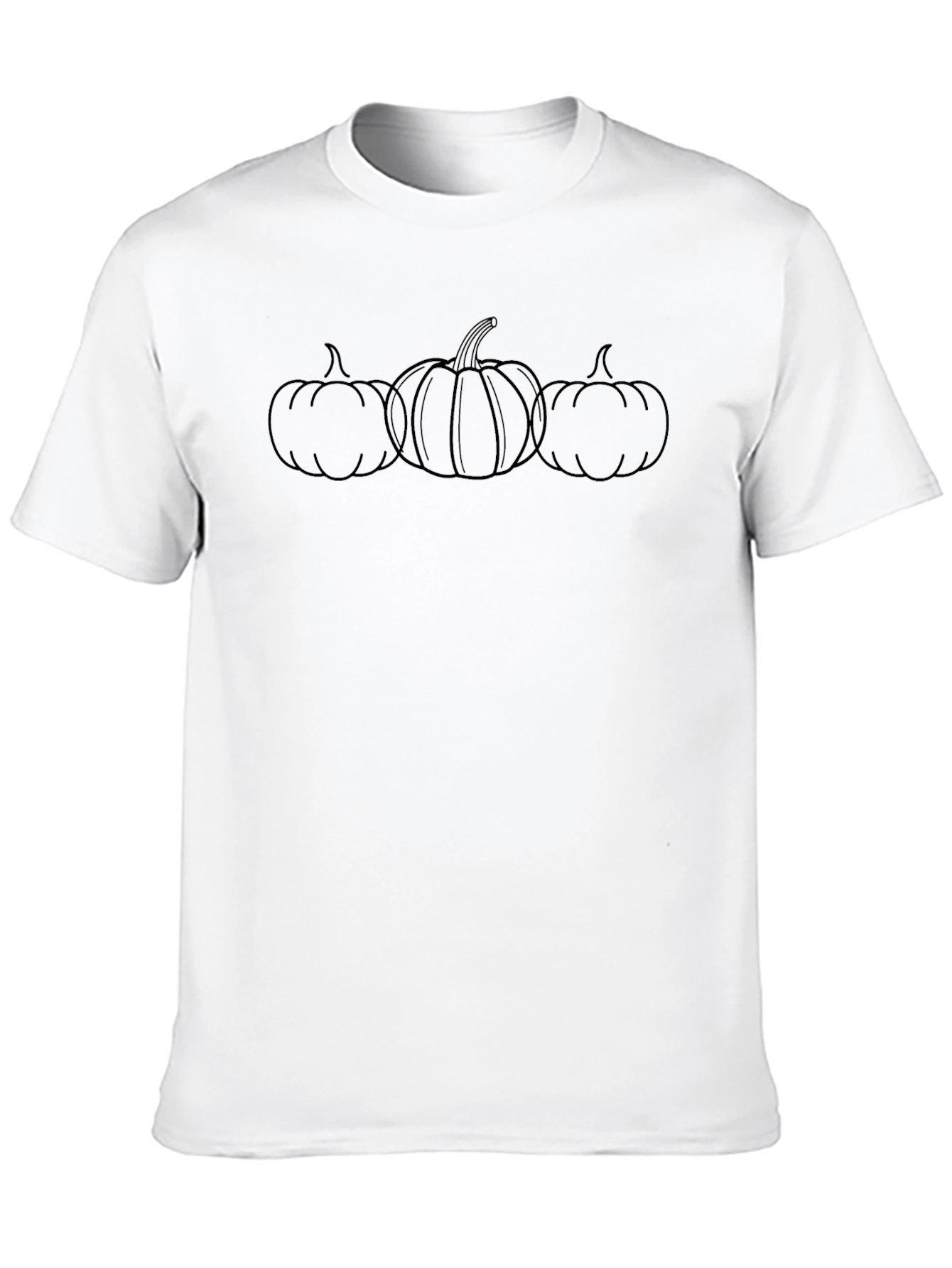 Pumpkin Trio Graphic Tee - Halloween T-Shirt