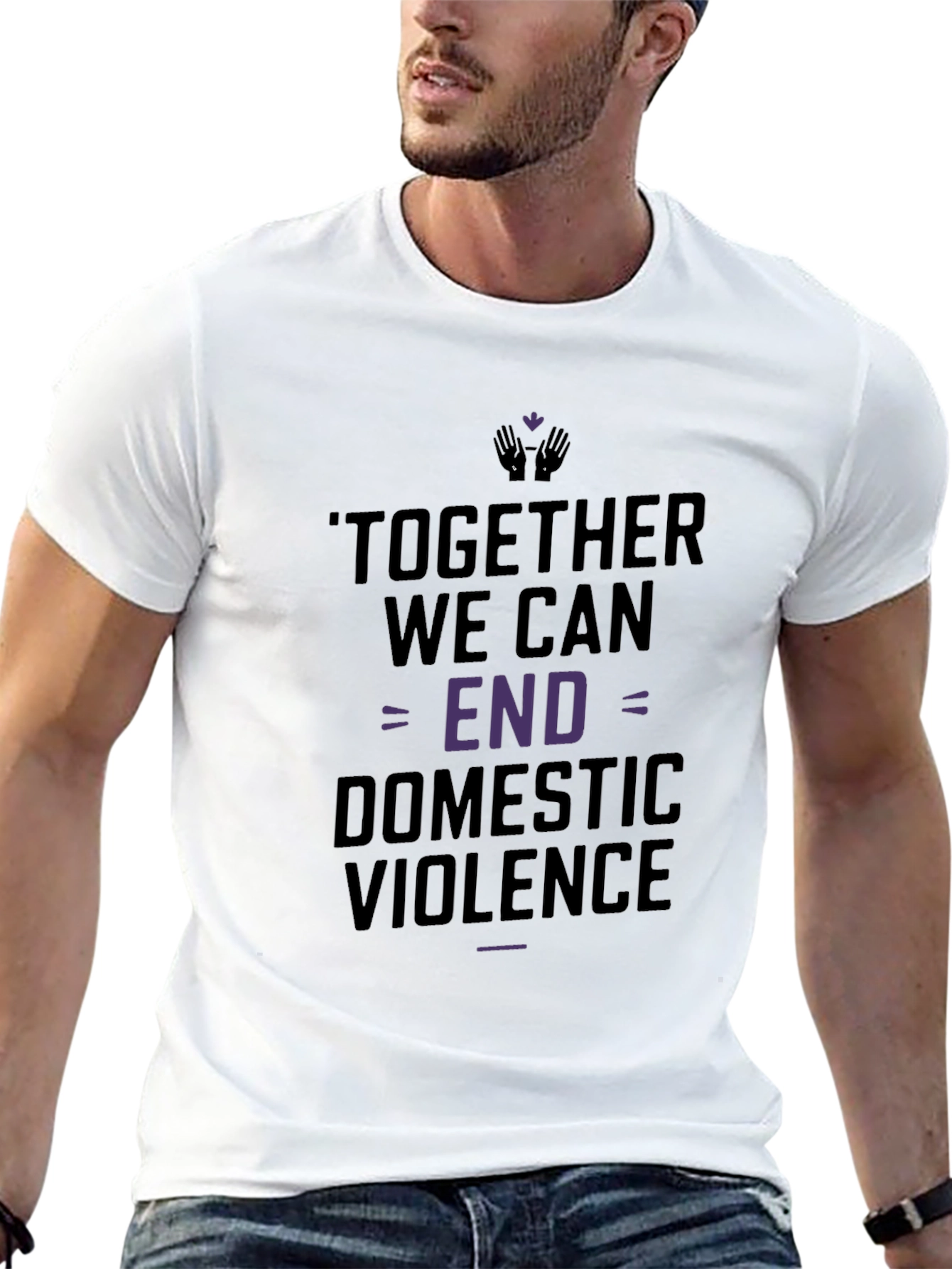Together We Can End Domestic Violence T-Shirt