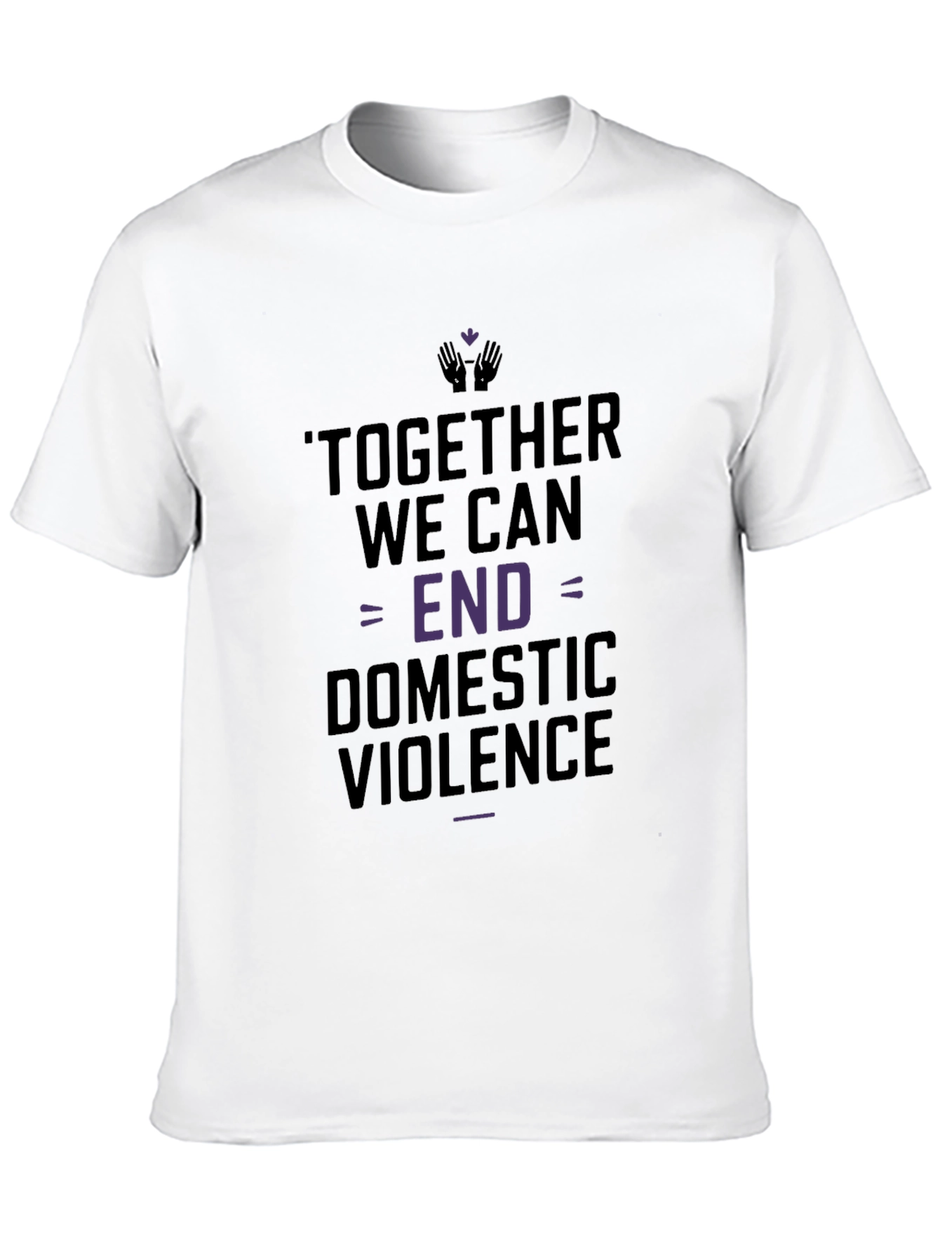 Together We Can End Domestic Violence T-Shirt