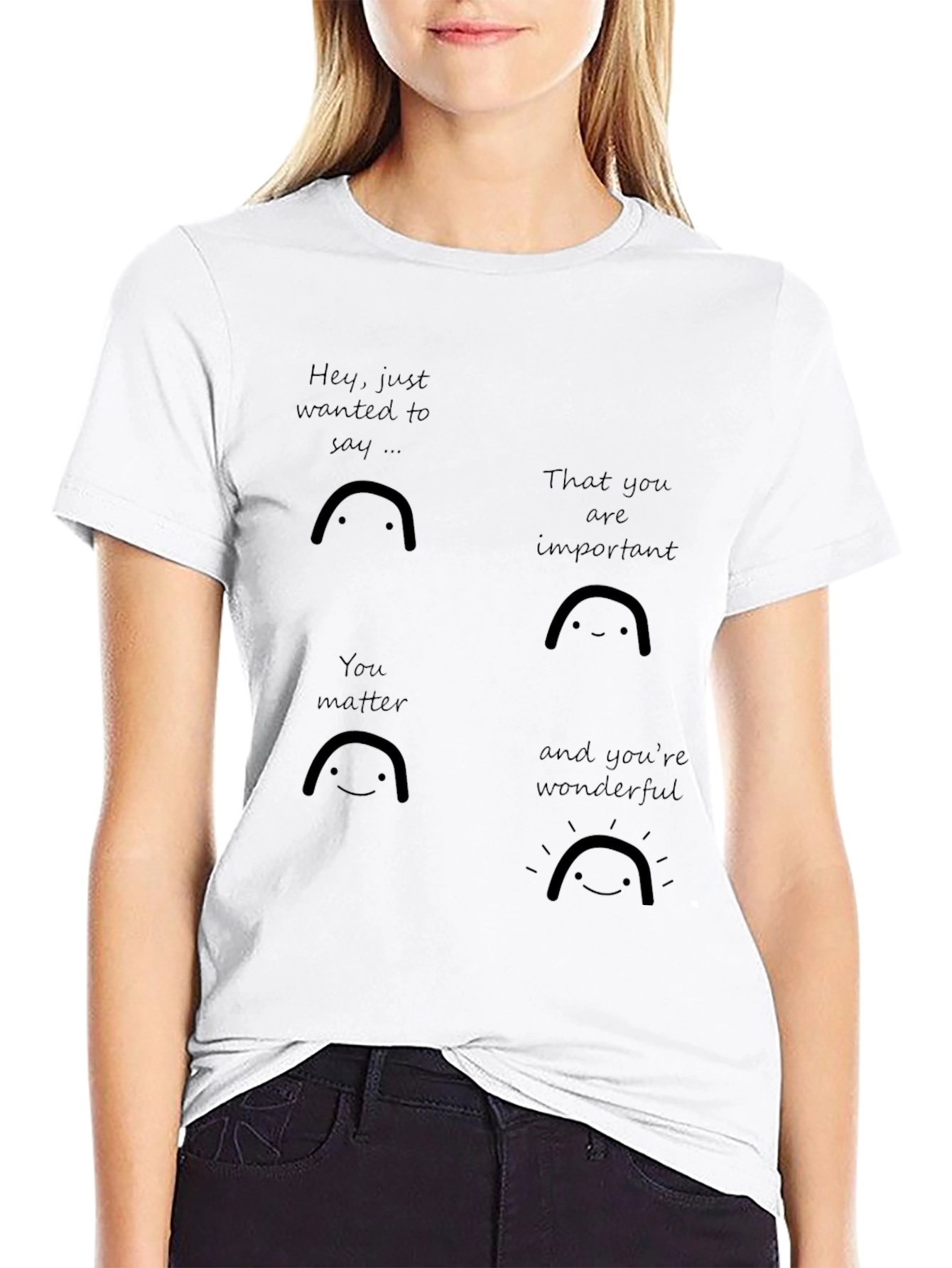 Uplifting Graphic Tee - You Matter