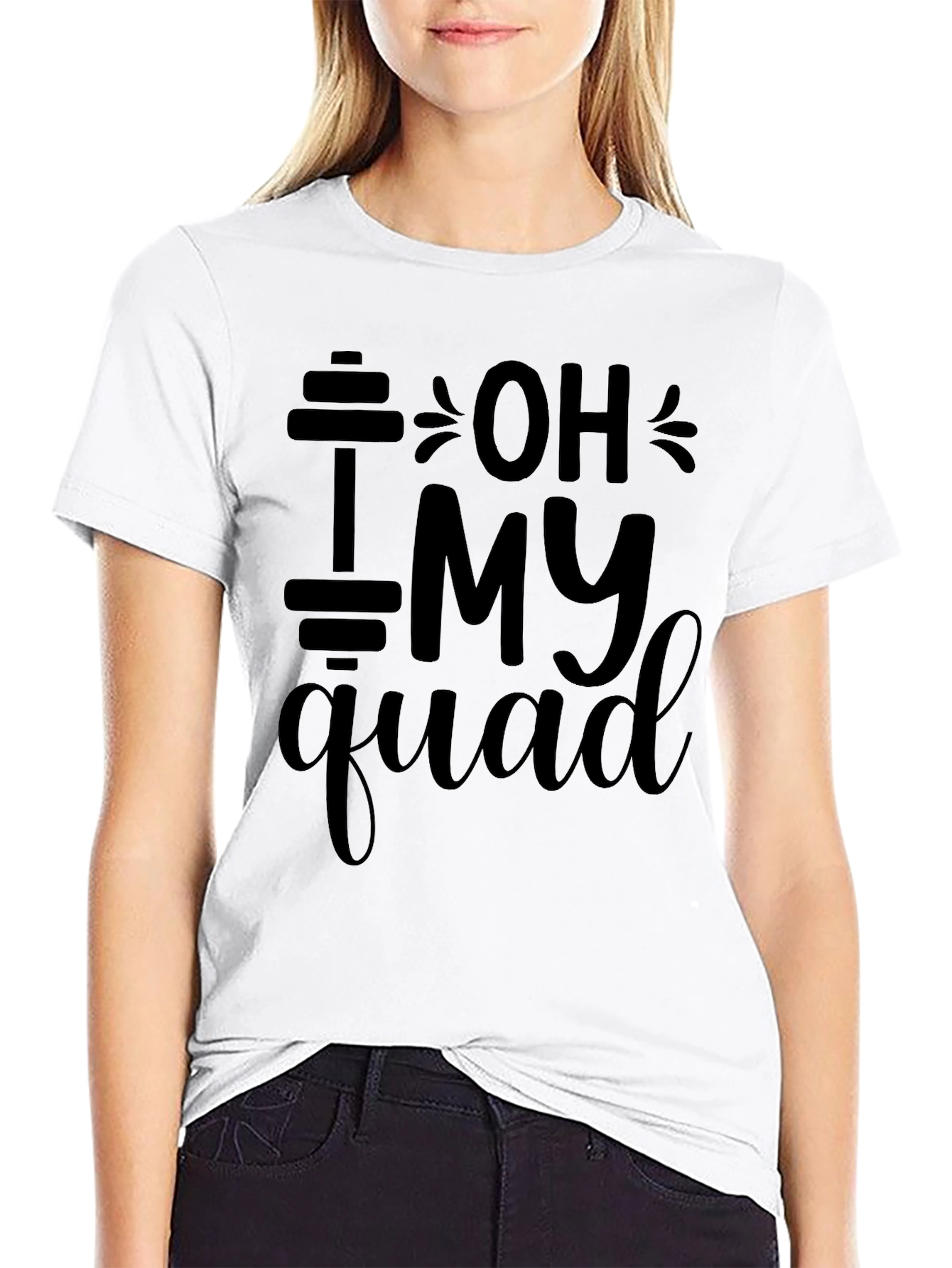 Oh My Quad Gym Workout T-Shirt
