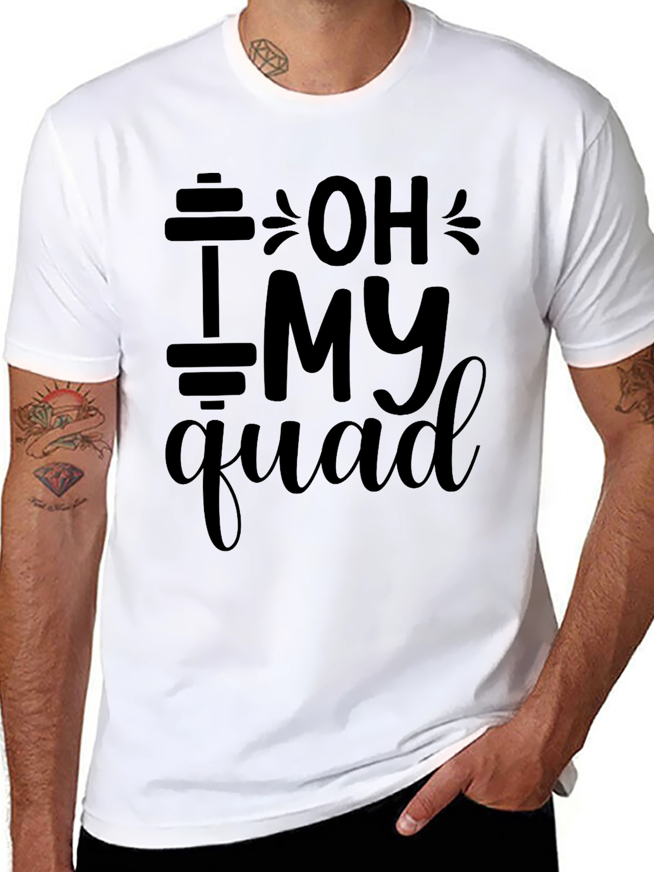 Oh My Quad Gym Workout T-Shirt