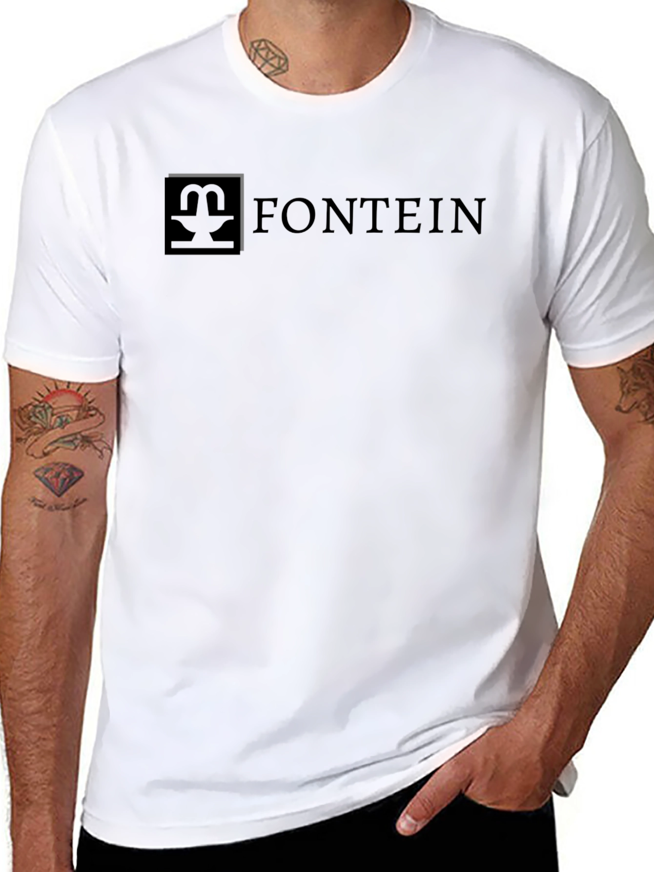 Fountain Logo Black T-Shirt
