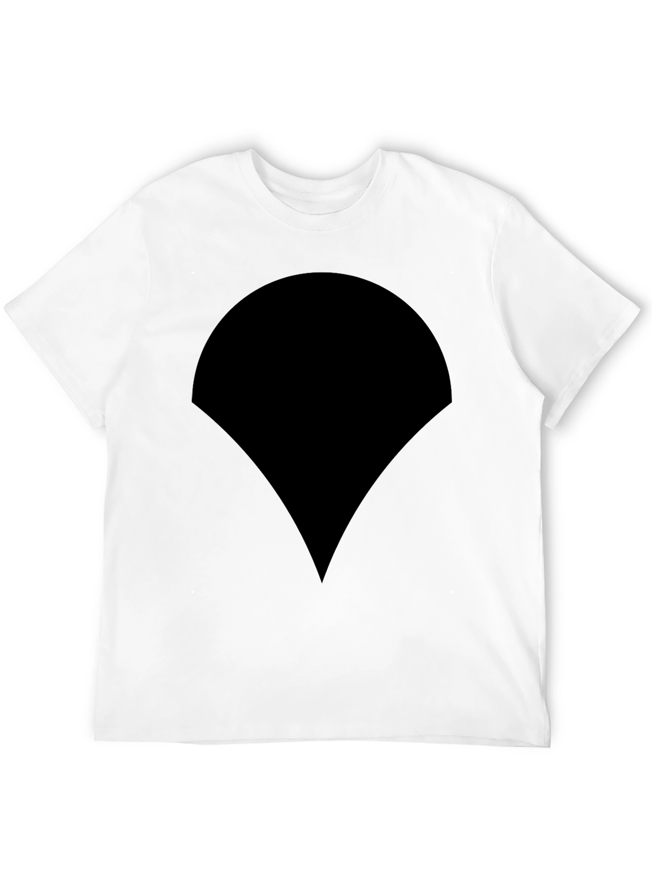 Black T-Shirt with Unique Graphic Design