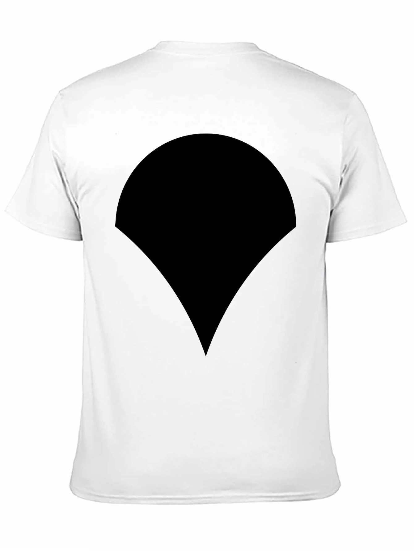 Black T-Shirt with Unique Graphic Design