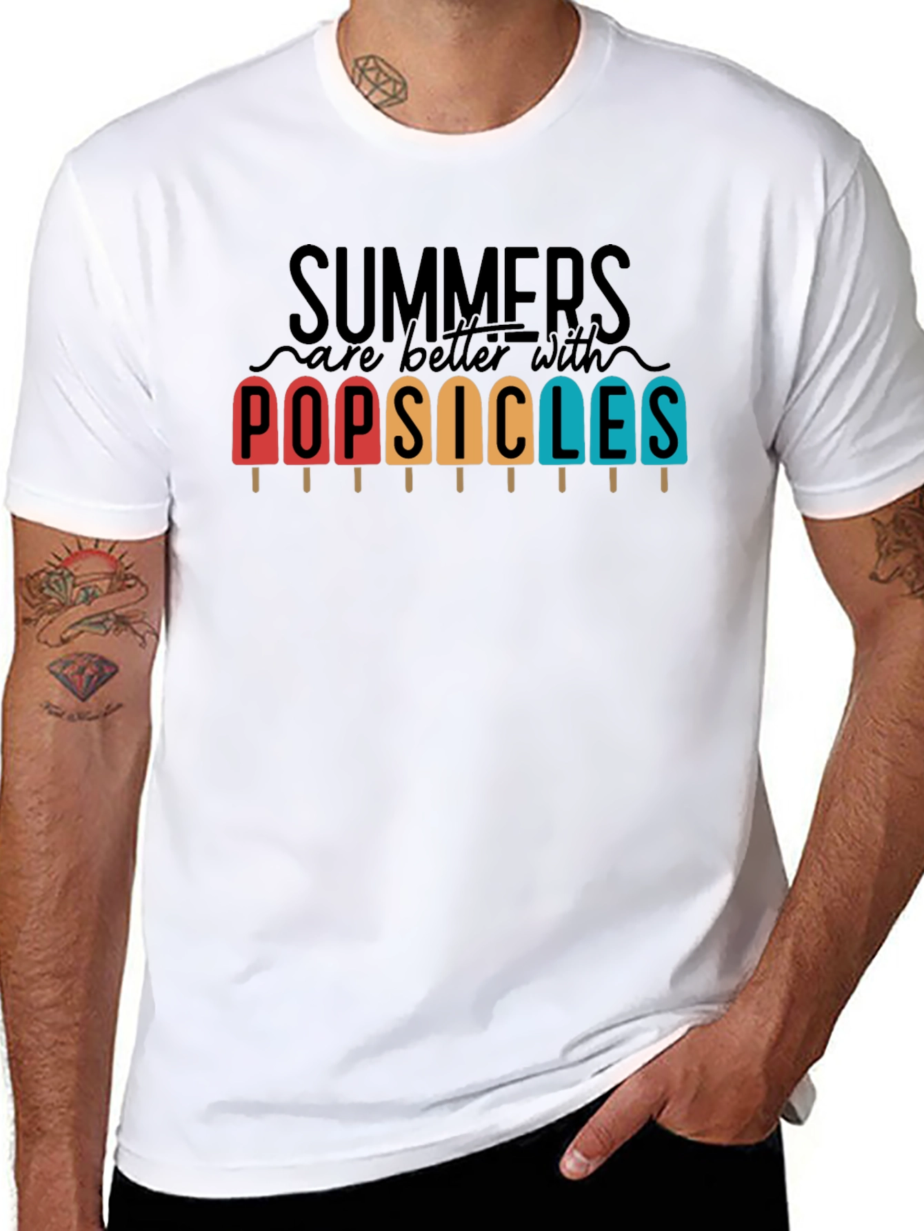 Summers are Better with Popsicles T-Shirt