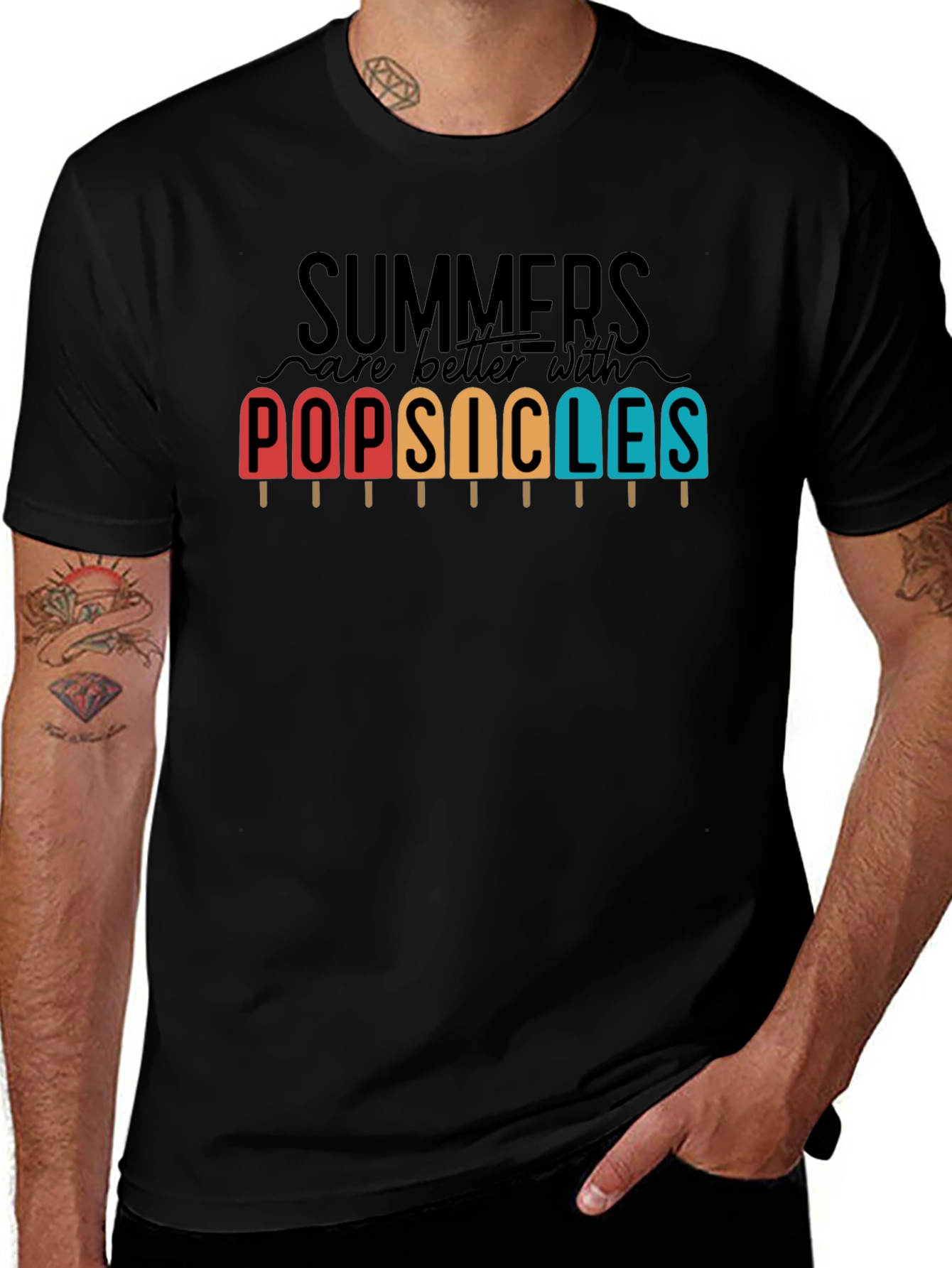Summers are Better with Popsicles T-Shirt