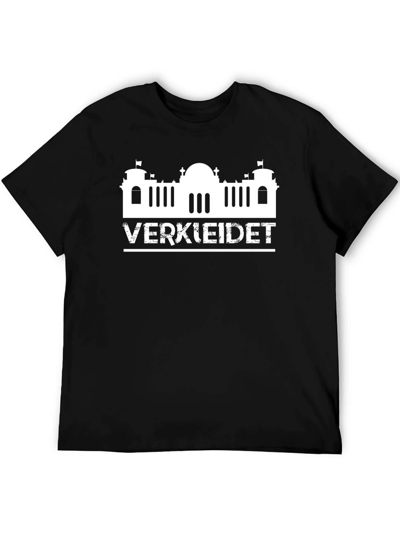 Verkleidet Berlin Skyline Black T-Shirt