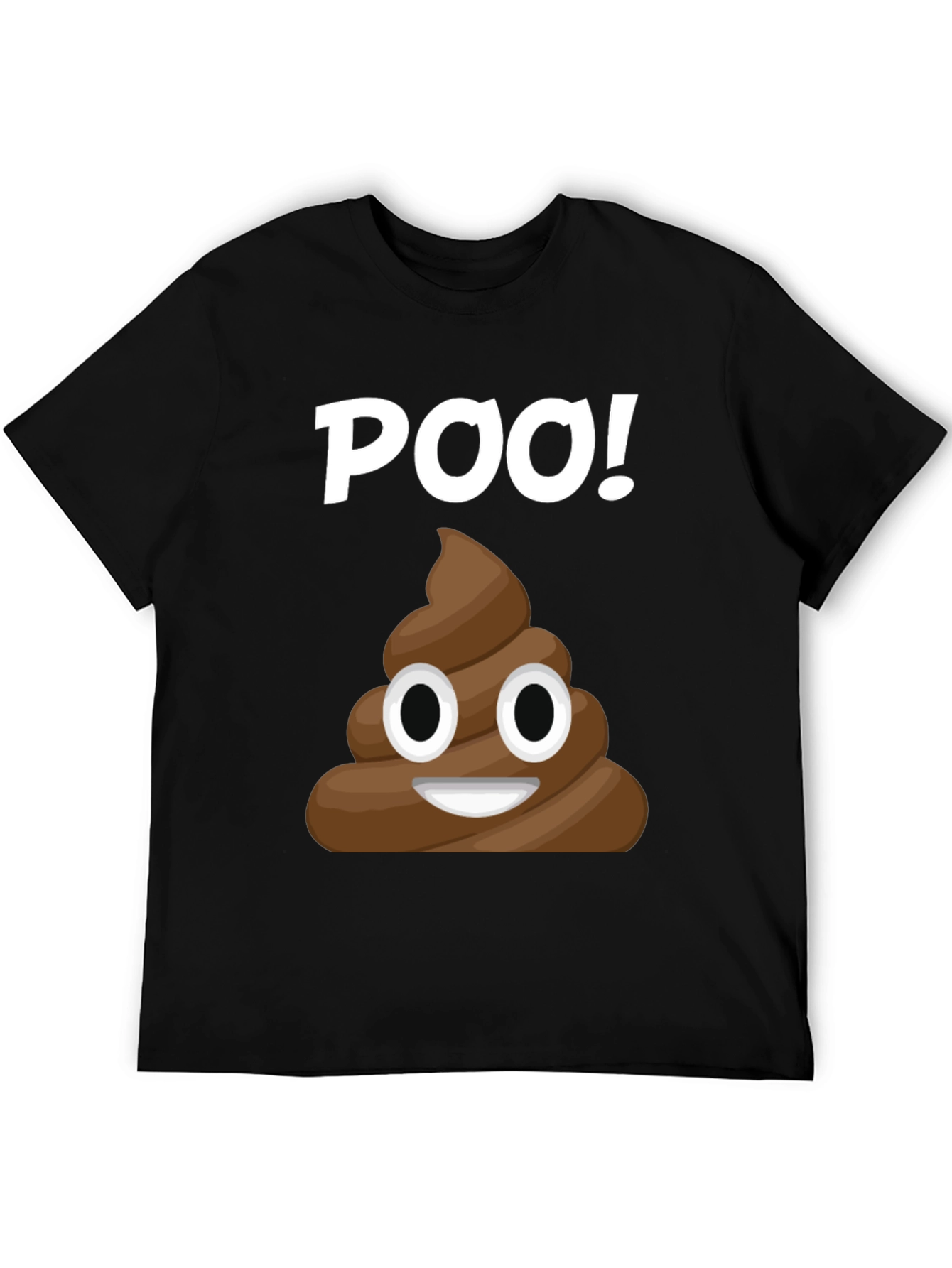 Funny Poop Emoji Graphic T-Shirt