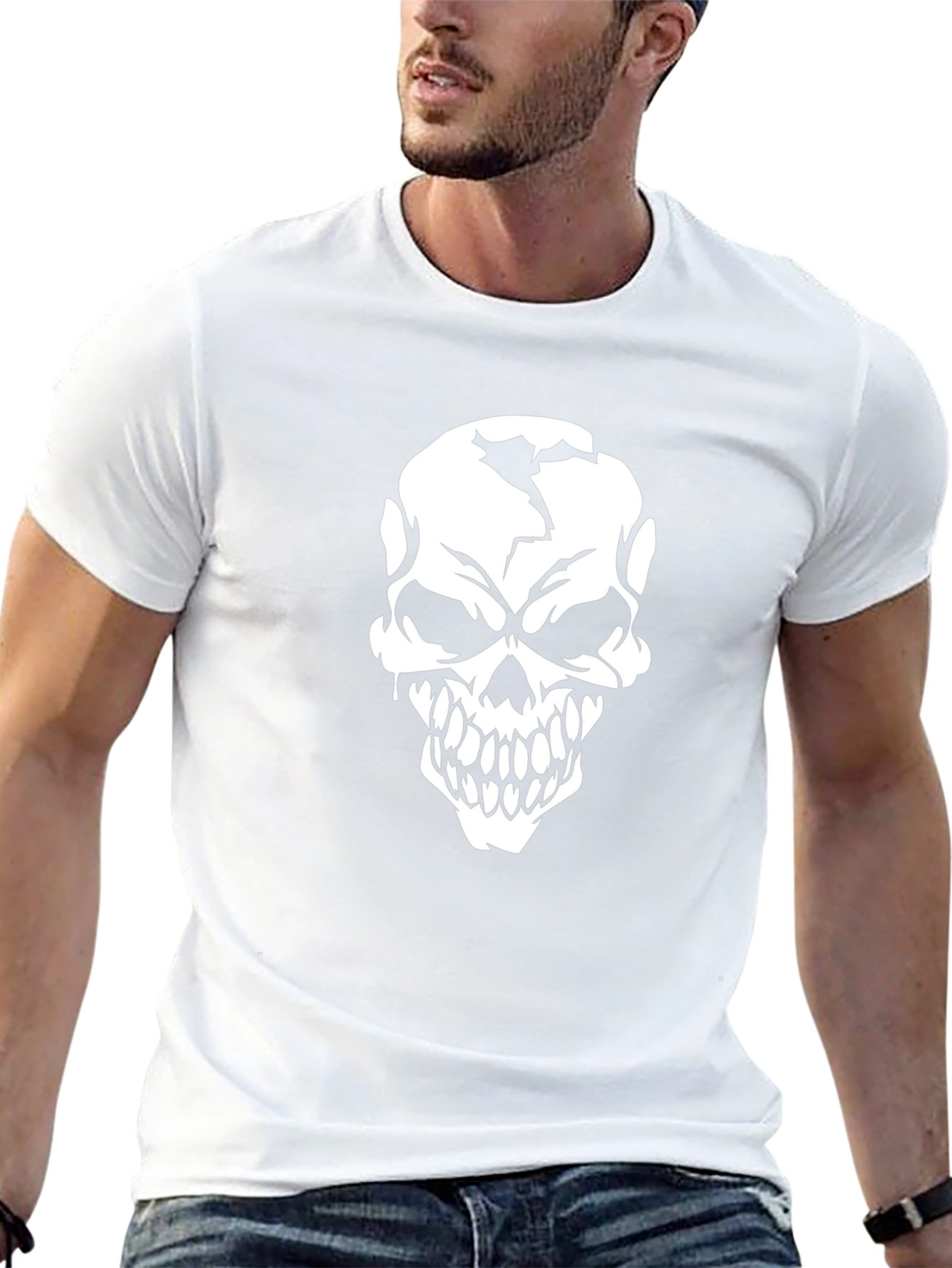Skull Graphic Black T-Shirt