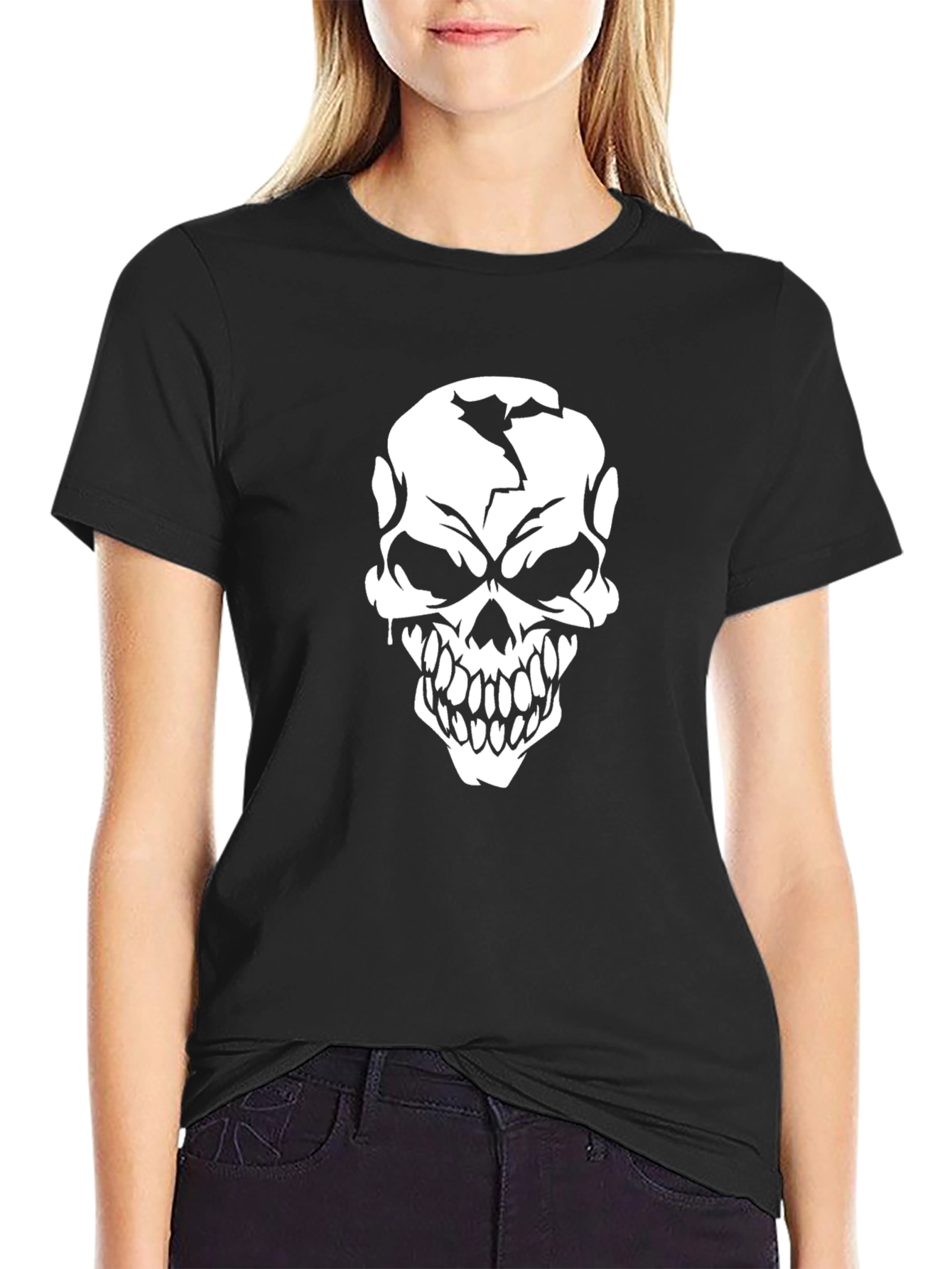 Skull Graphic Black T-Shirt