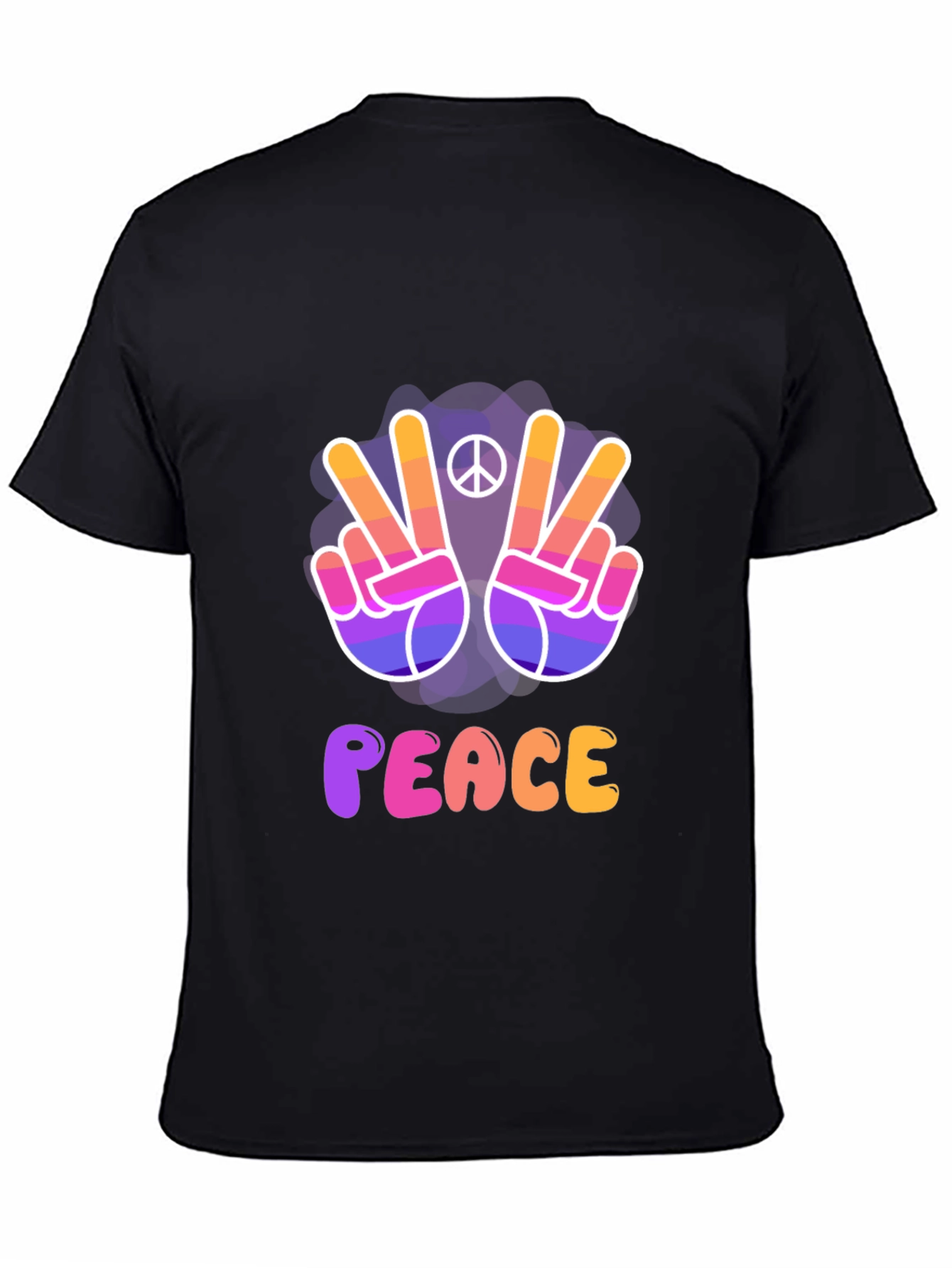 Peace Sign T-Shirt - Vibrant Retro Style