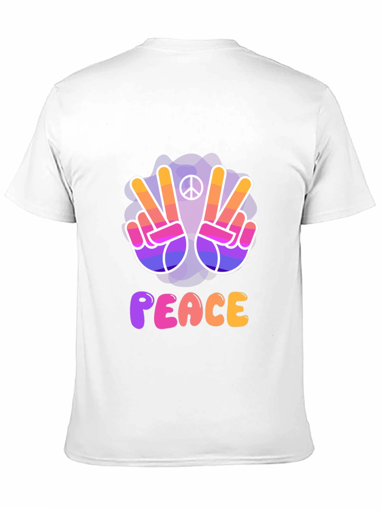 Peace Sign T-Shirt - Vibrant Retro Style