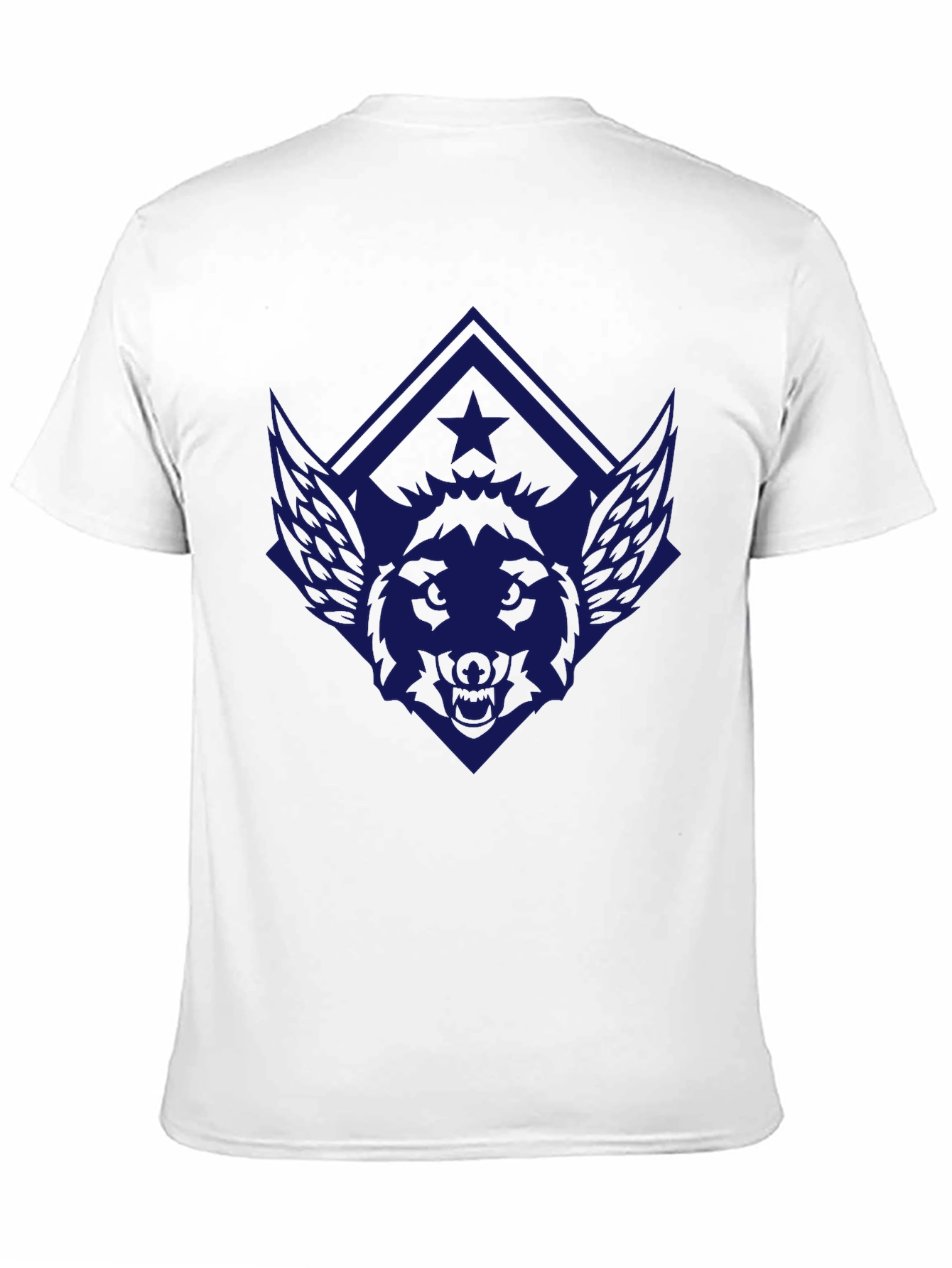 Mens Graphic Tee - Wolf Design