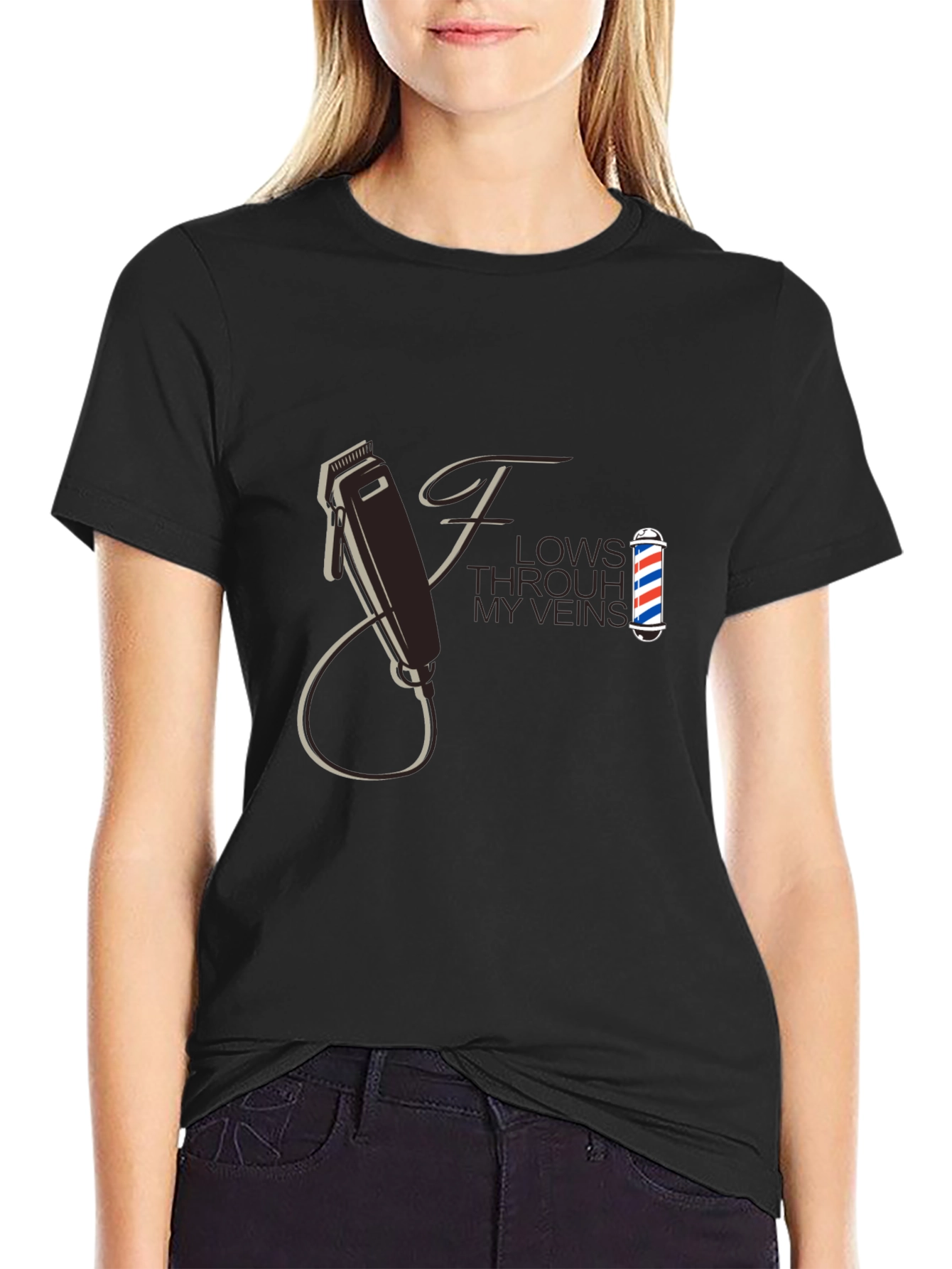 Barber Flow T-Shirt - Hair Clipper Design