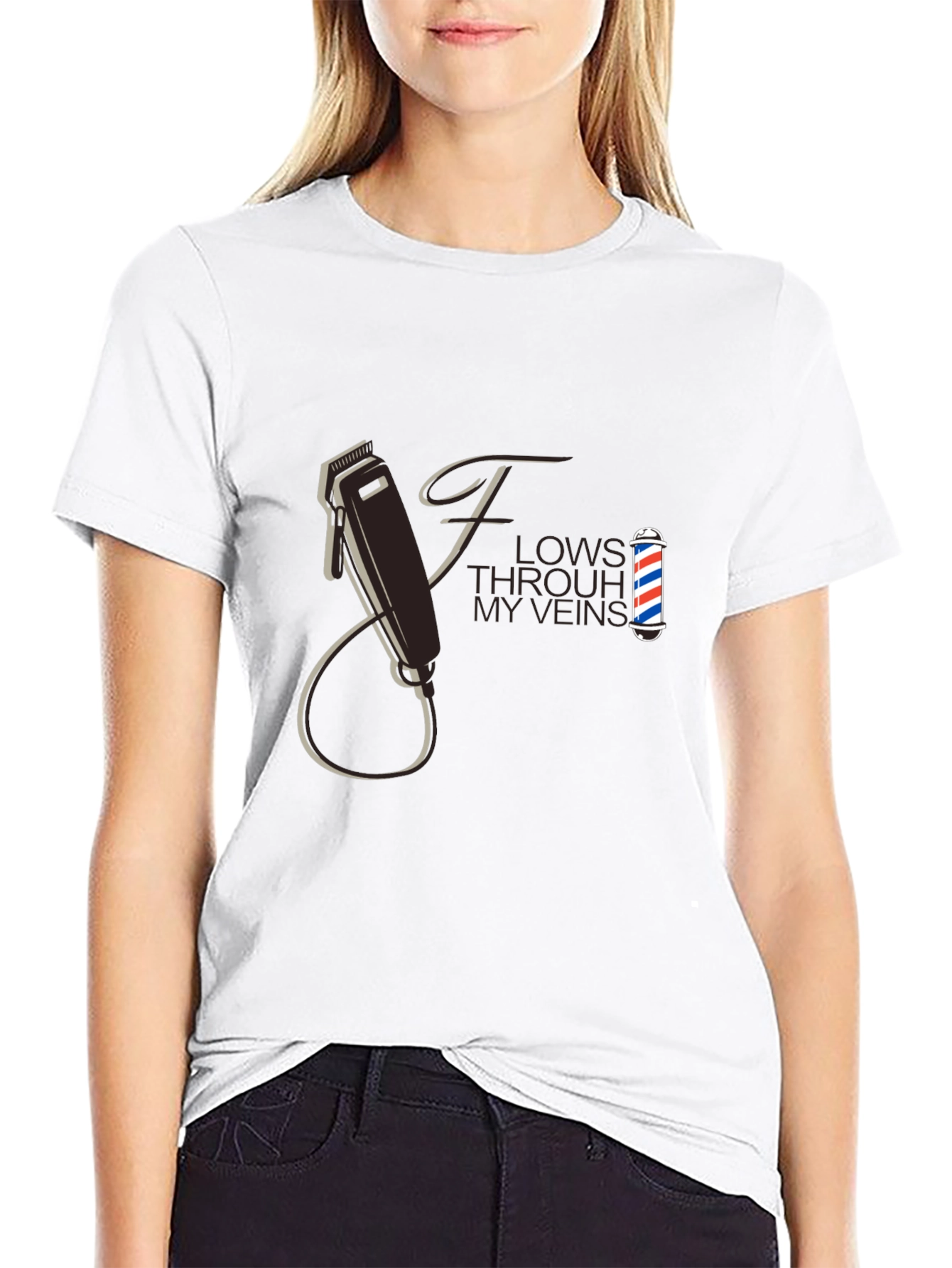 Barber Flow T-Shirt - Hair Clipper Design