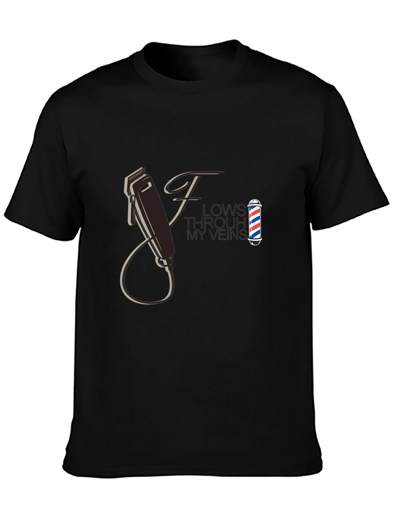 Barber Flow T-Shirt - Hair Clipper Design