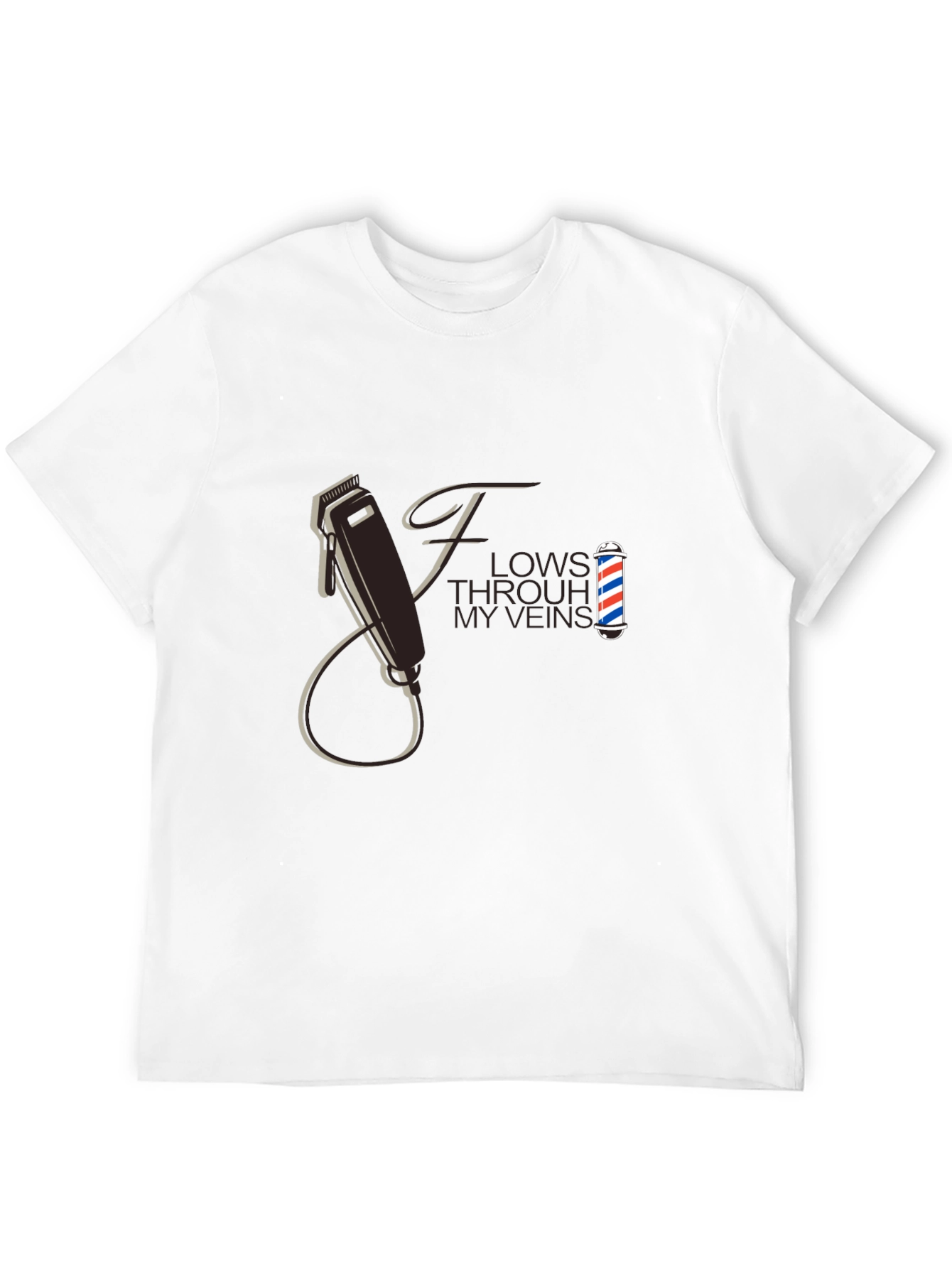 Barber Flow T-Shirt - Hair Clipper Design