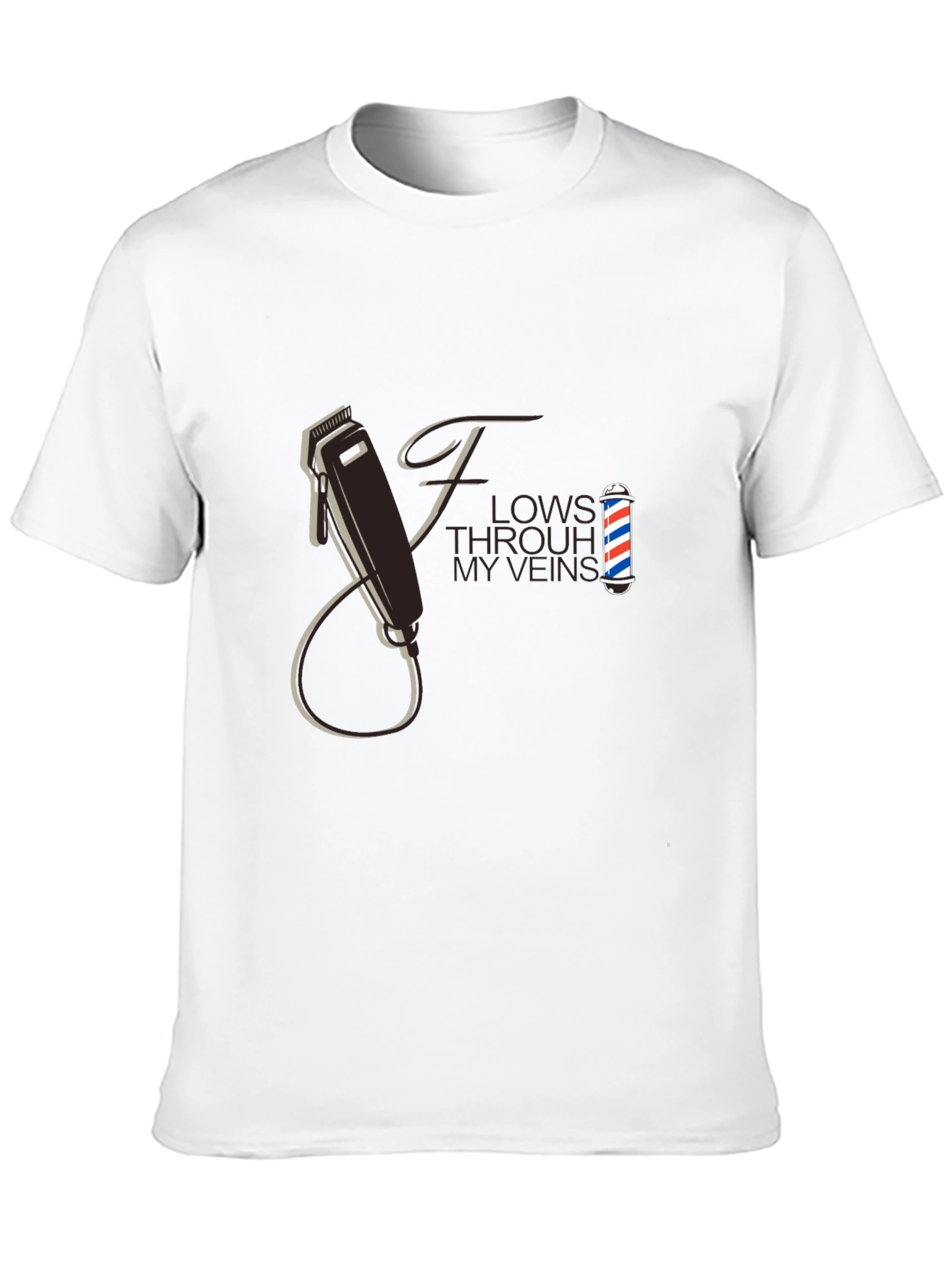 Barber Flow T-Shirt - Hair Clipper Design