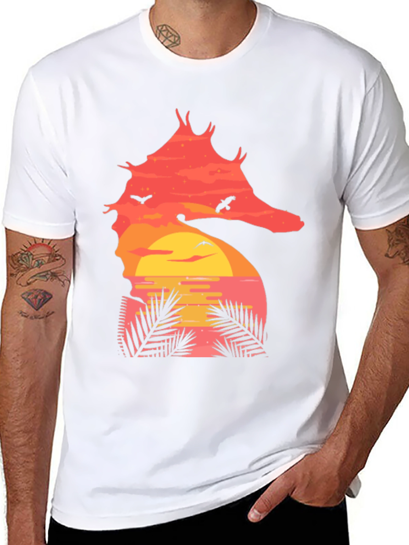 Sunset Seahorse T-Shirt