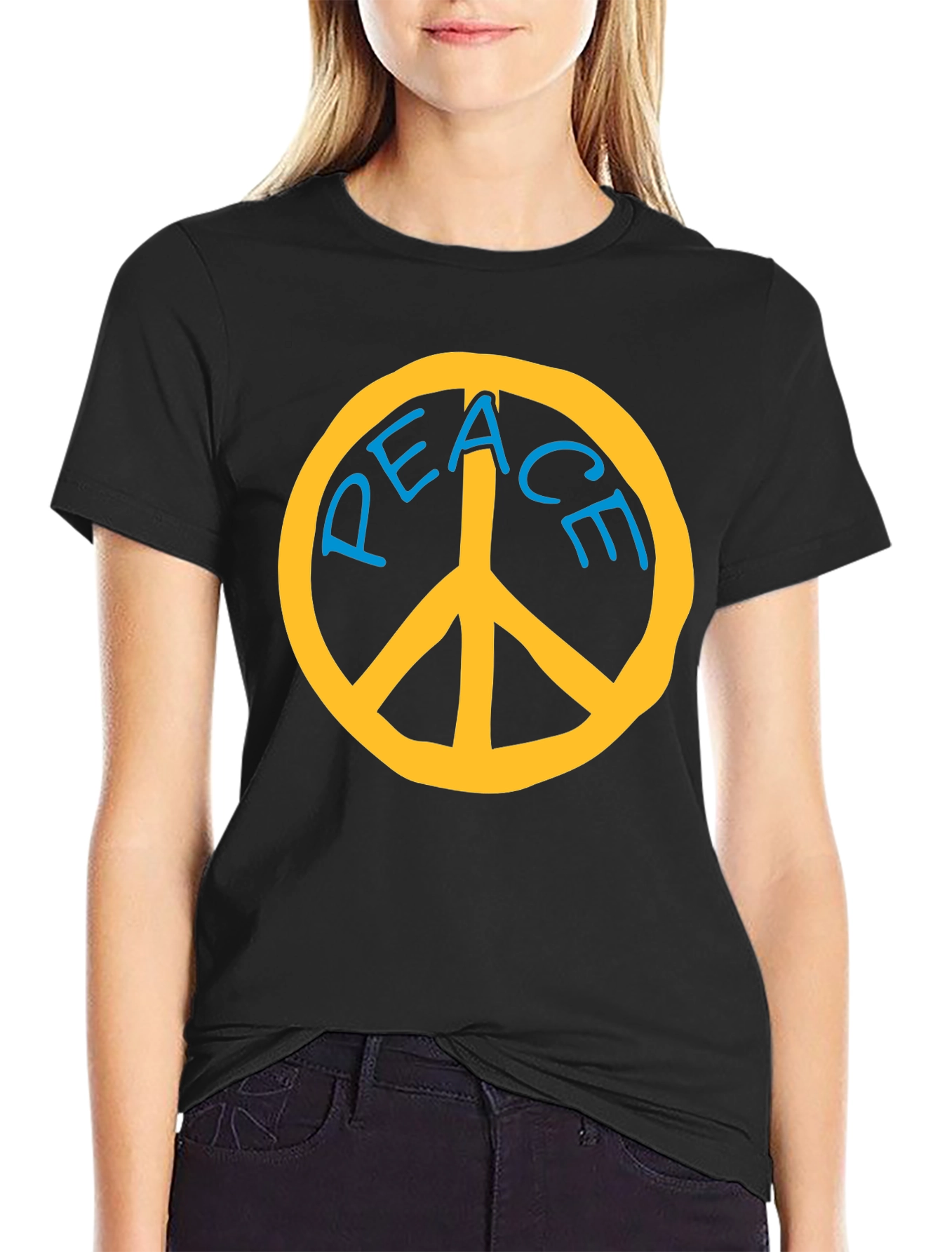 Peace Sign T-Shirt - Retro Style