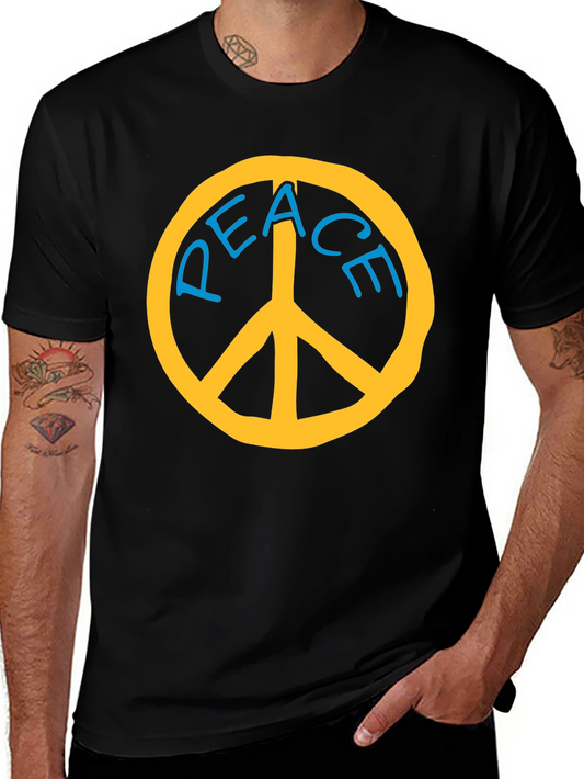 Peace Sign T-Shirt - Retro Style