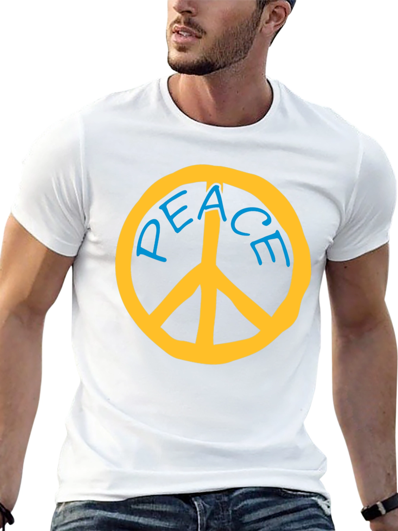 Peace Sign T-Shirt - Retro Style