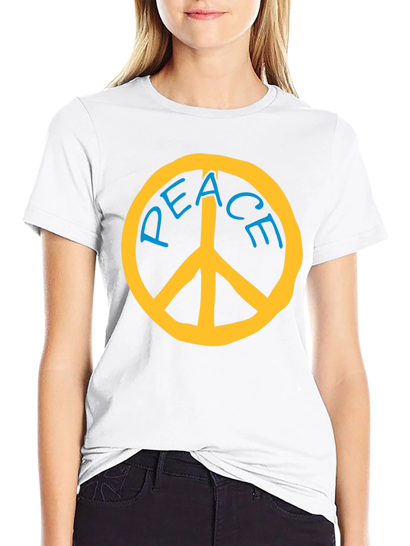 Peace Sign T-Shirt - Retro Style
