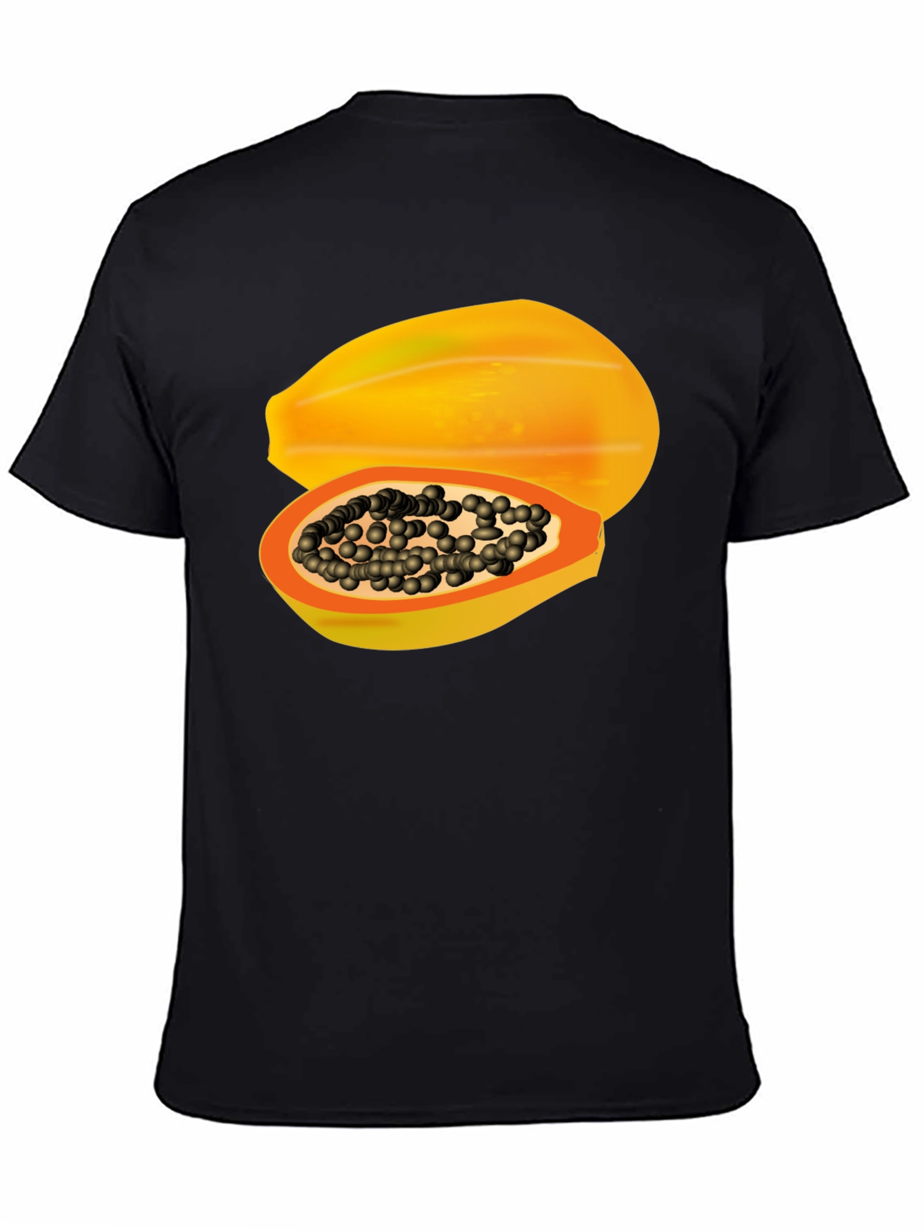 Papaya Graphic Tee - Tropical Fruit T-Shirt