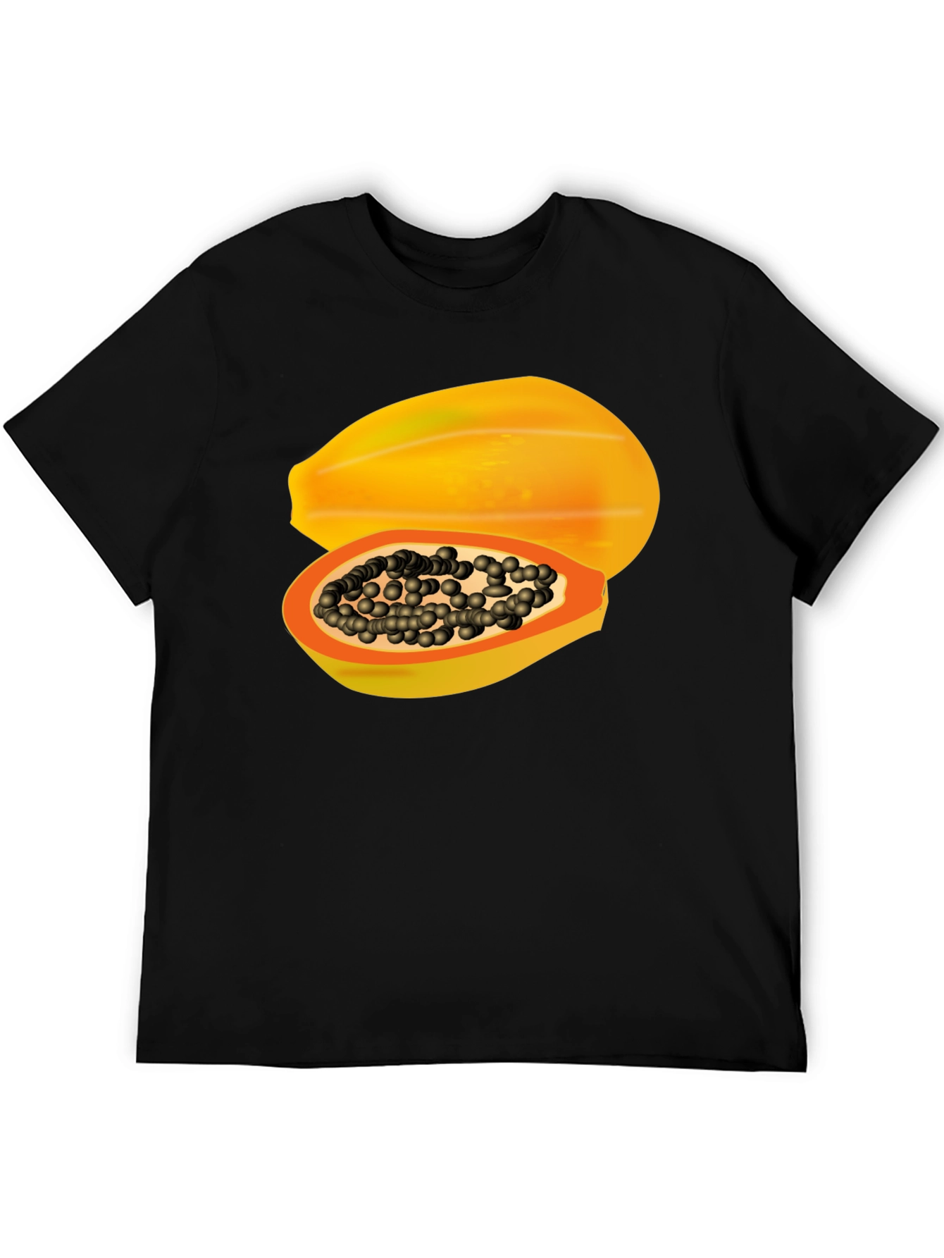 Papaya Graphic Tee - Tropical Fruit T-Shirt