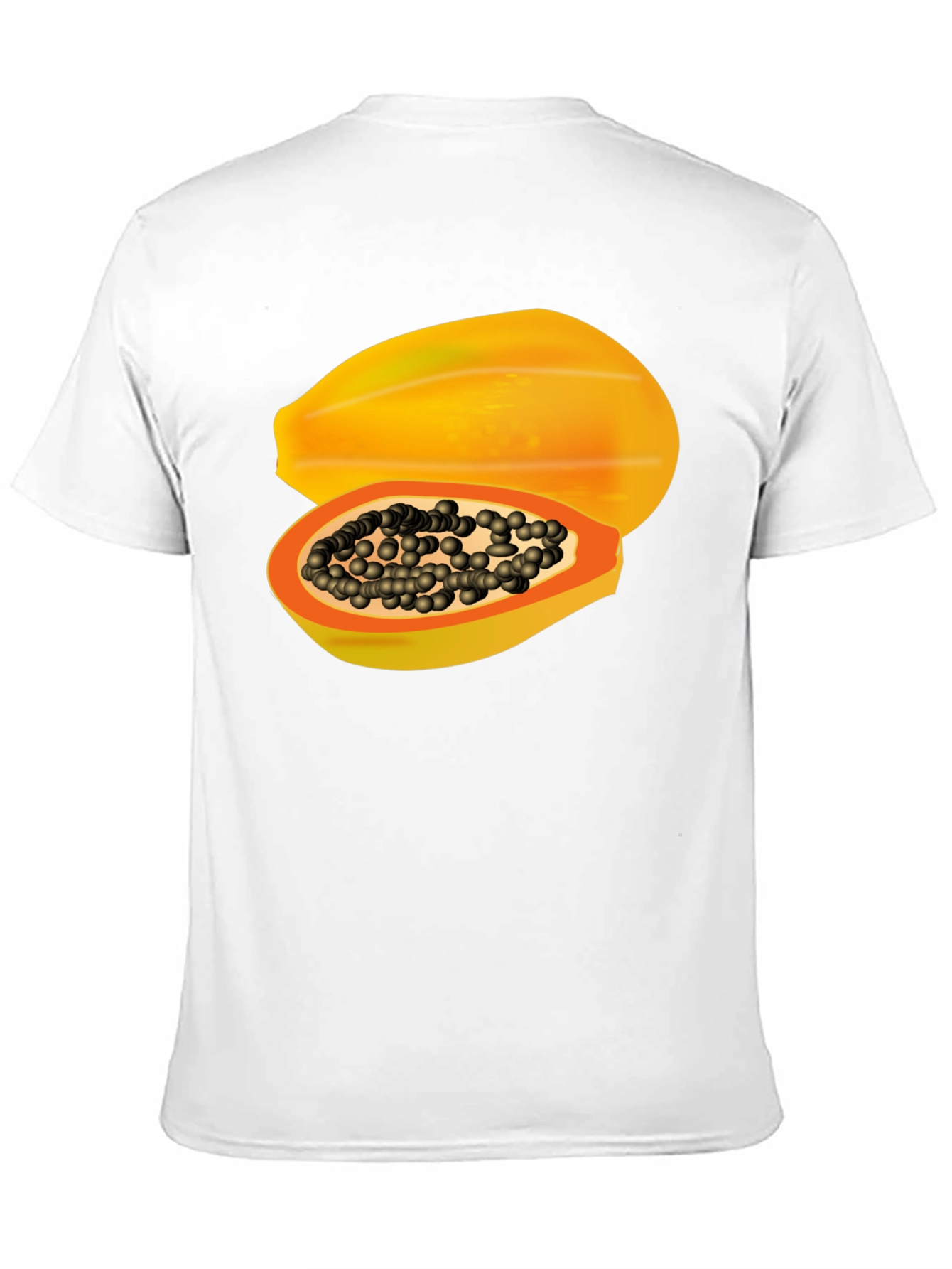 Papaya Graphic Tee - Tropical Fruit T-Shirt