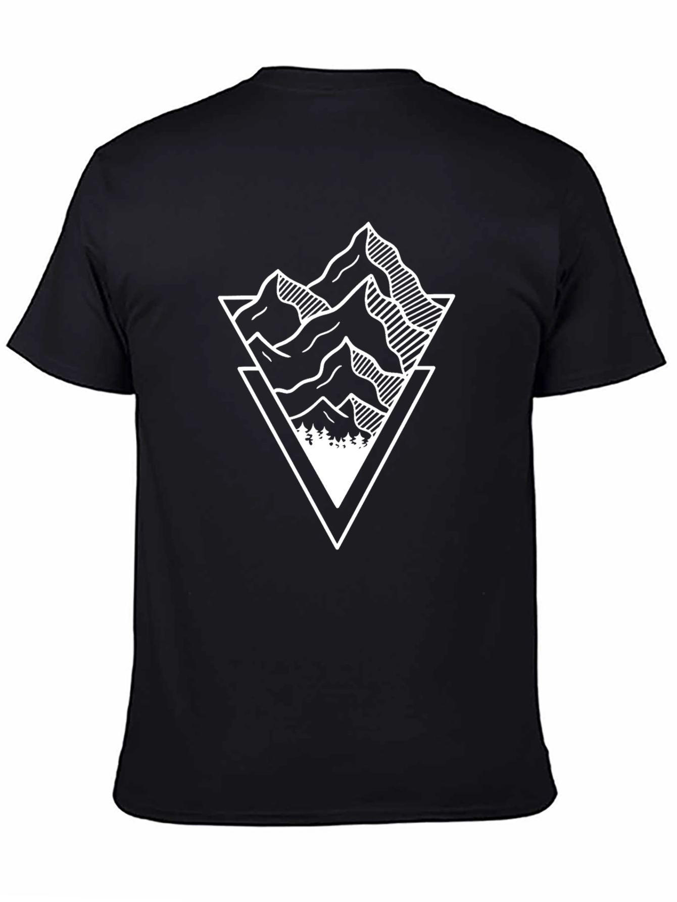 Mountain Peak Graphic Tee - Modern Nature Design