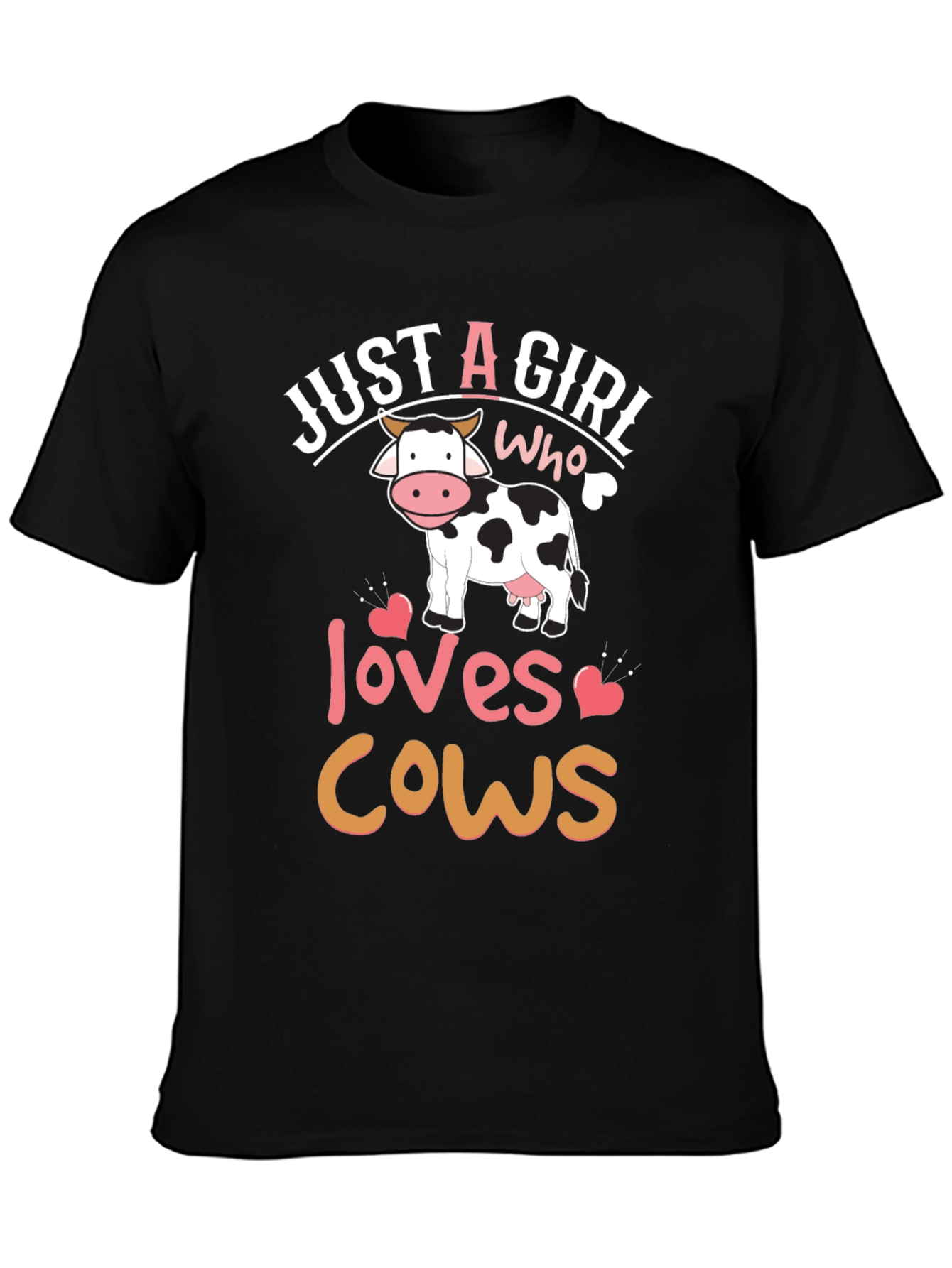 Just A Girl Who Loves Cows T-Shirt