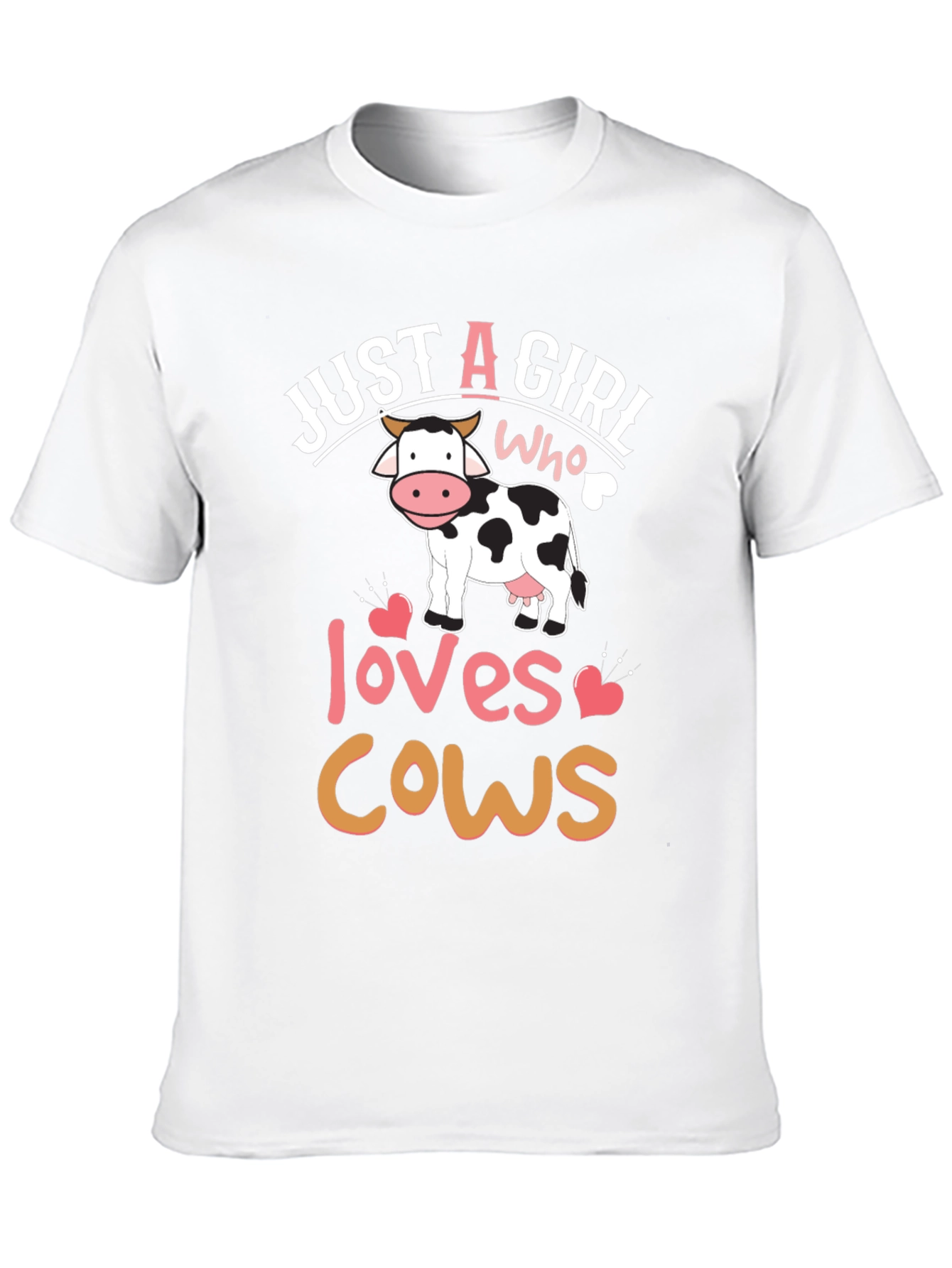 Just A Girl Who Loves Cows T-Shirt