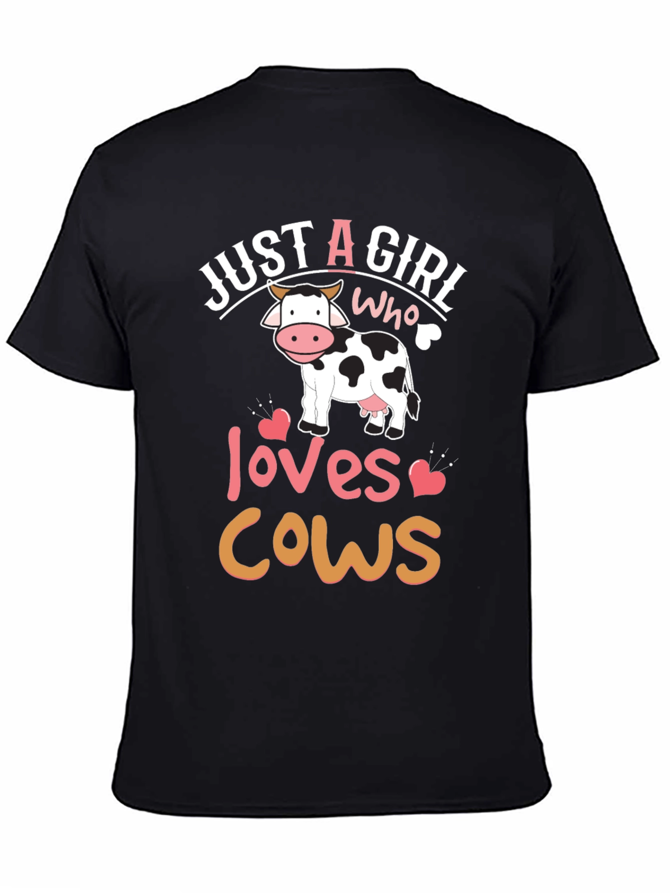Just A Girl Who Loves Cows T-Shirt