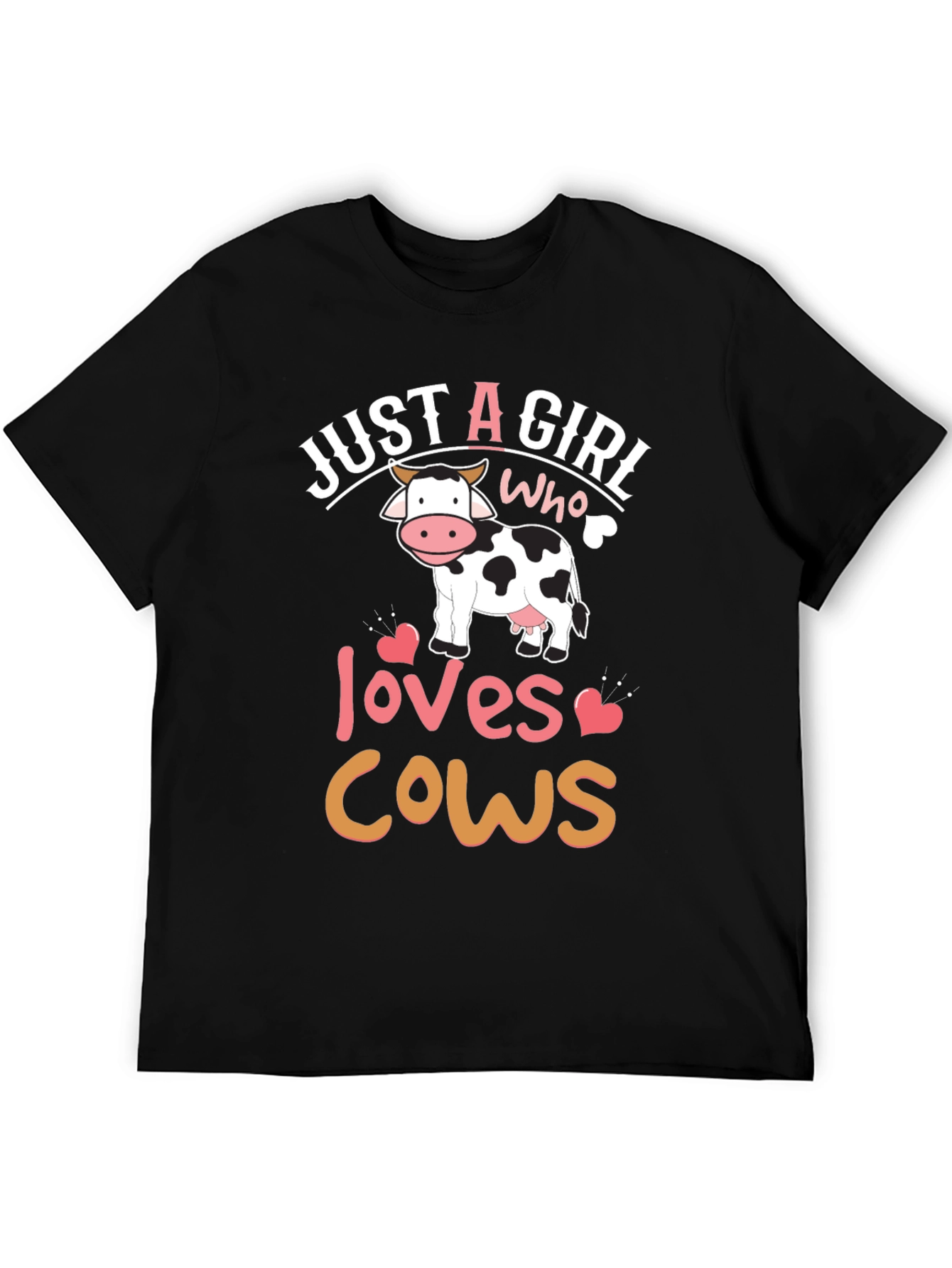 Just A Girl Who Loves Cows T-Shirt