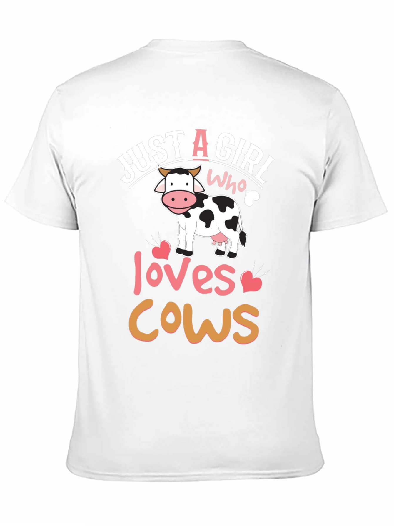 Just A Girl Who Loves Cows T-Shirt