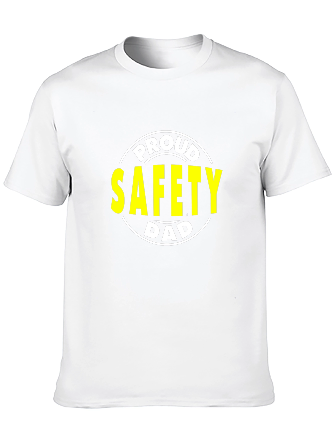Proud Safety Dad T-Shirt - Black Graphic Tee